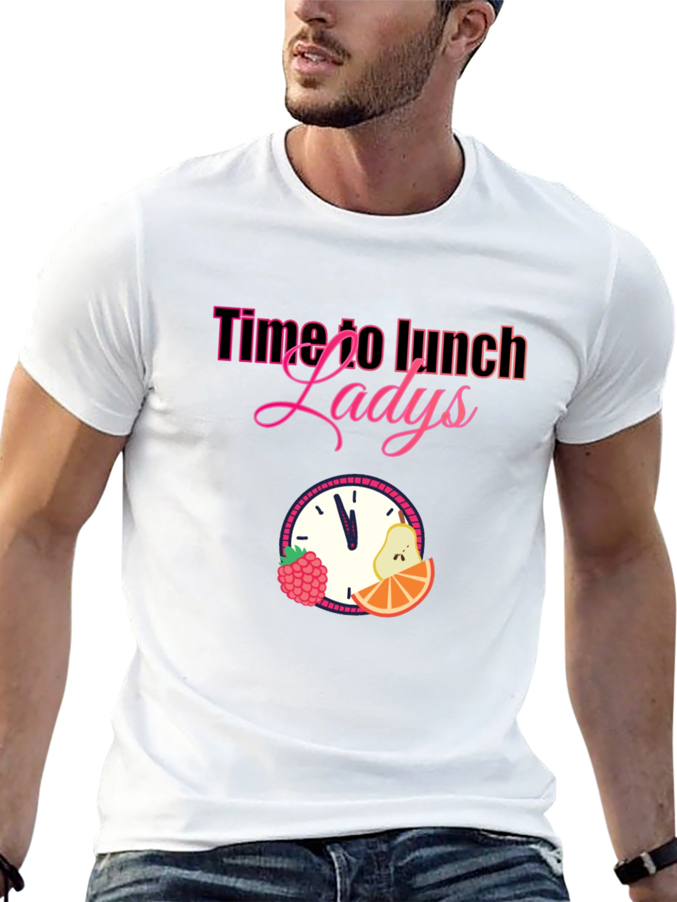Time to Lunch Ladies Graphic T-Shirt