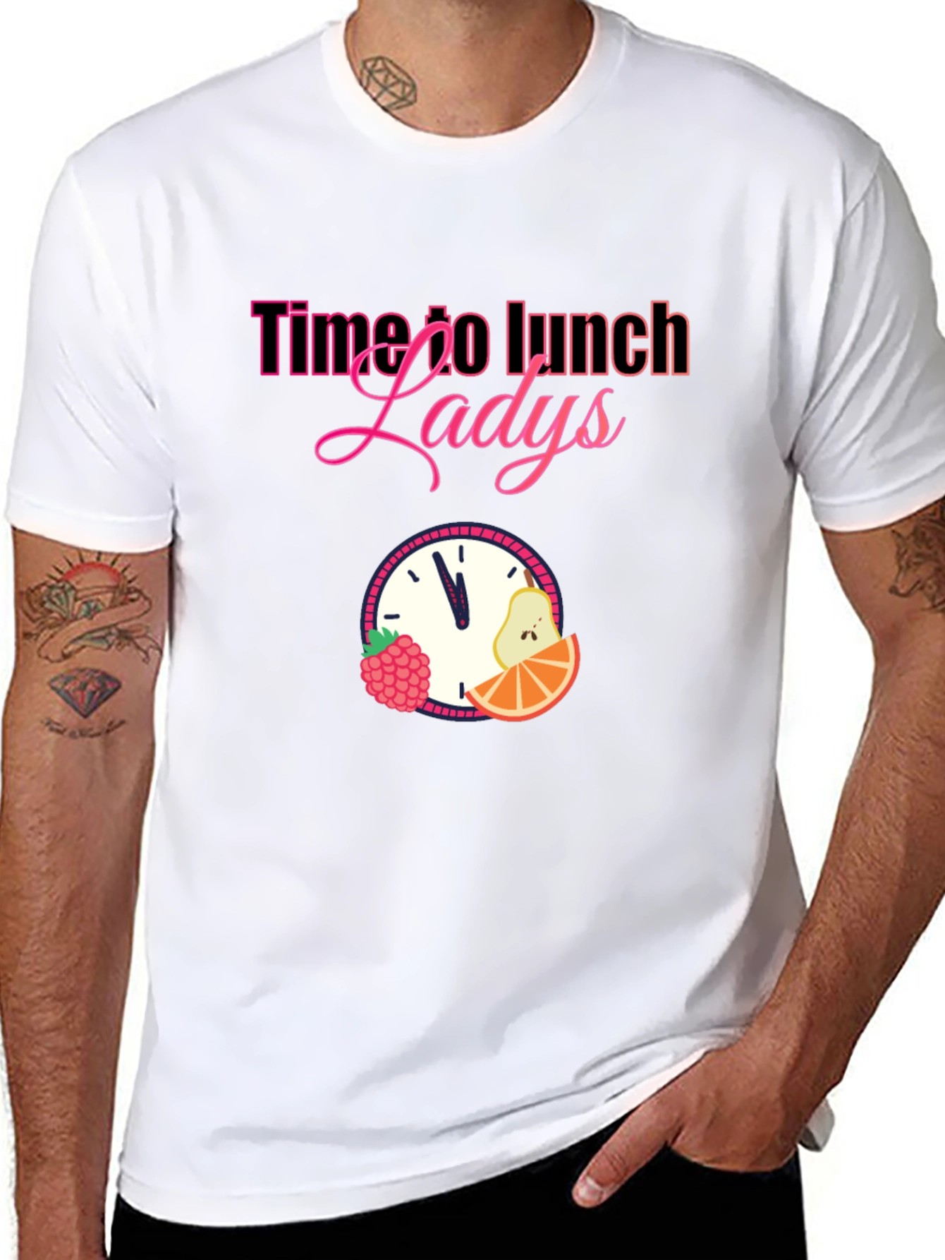 Time to Lunch Ladies Graphic T-Shirt