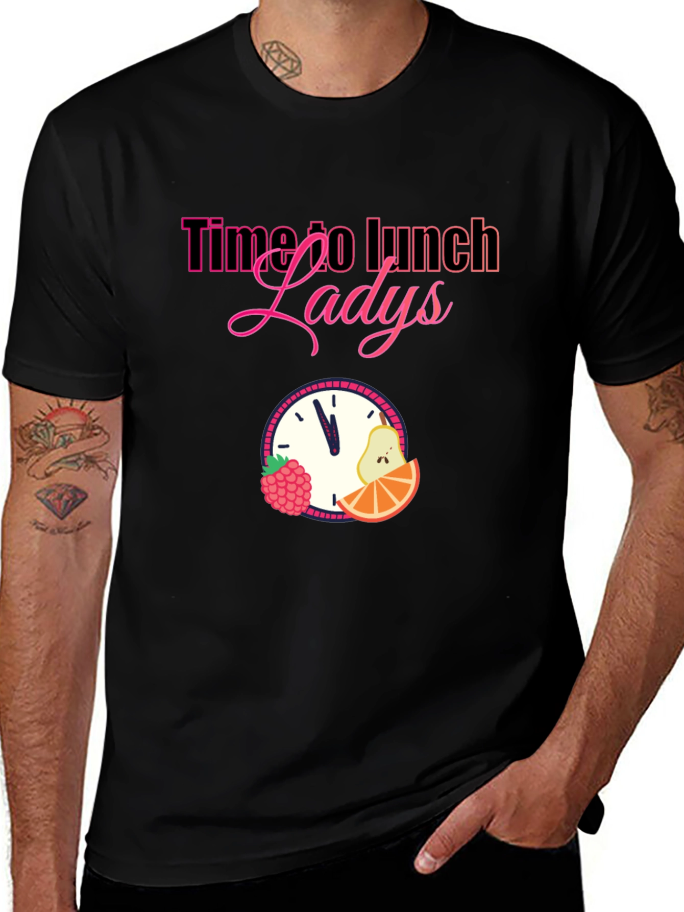 Time to Lunch Ladies Graphic T-Shirt
