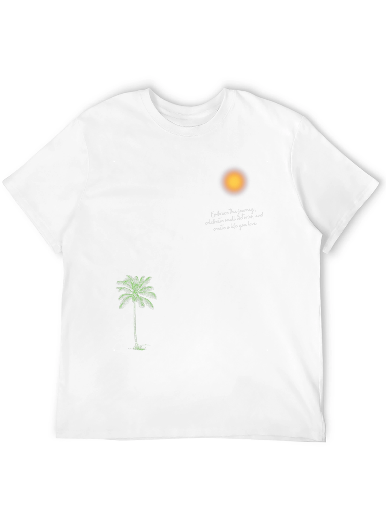 Tropical Vibes Black Tee