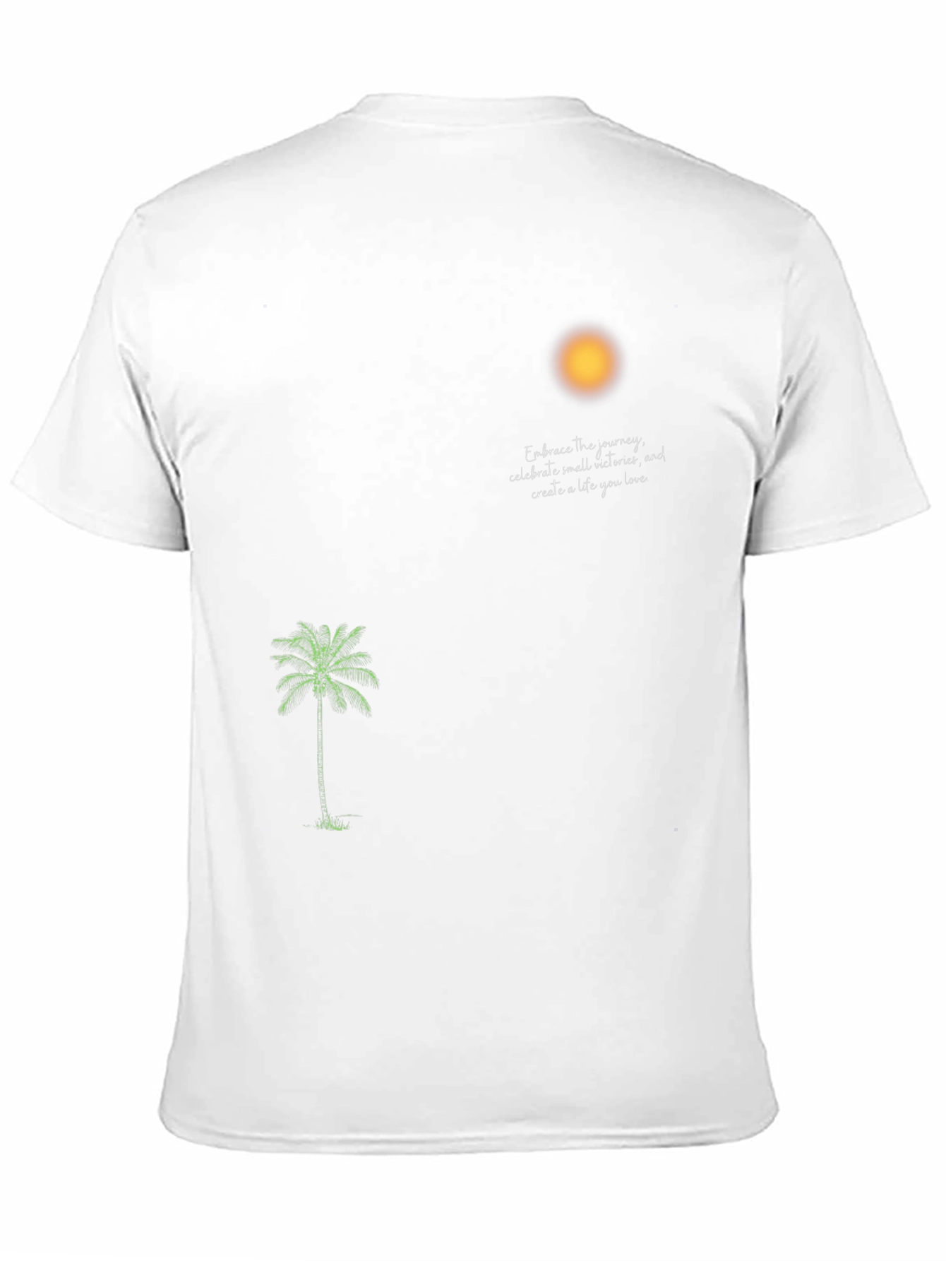 Tropical Vibes Black Tee
