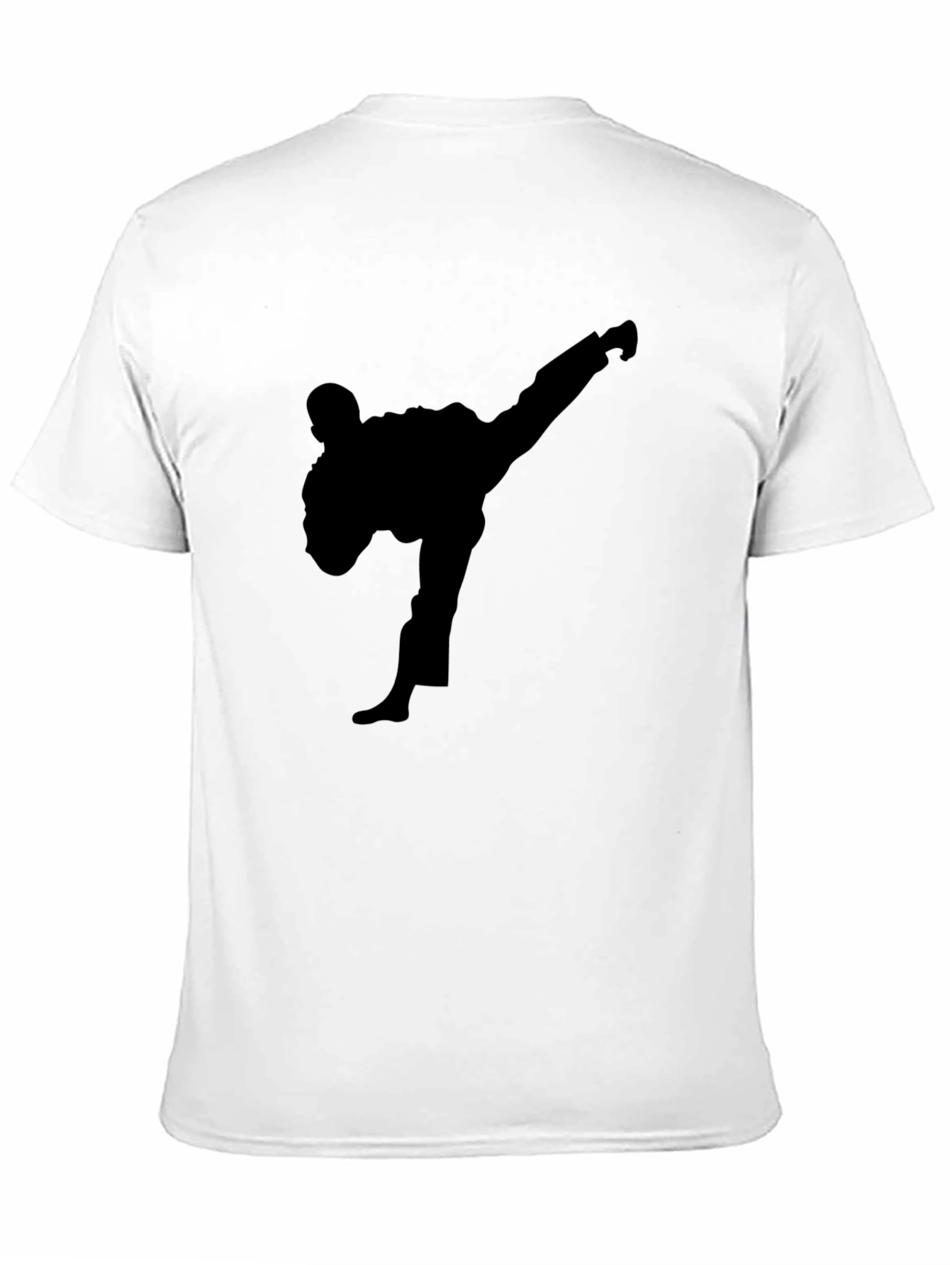 Karate Silhouette Black T-Shirt