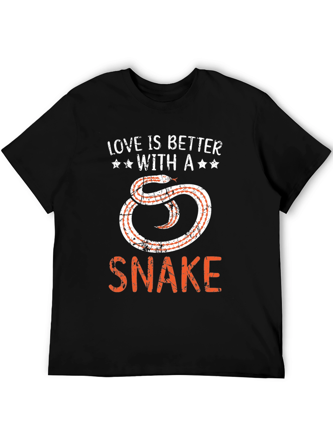 Love Is Better With A Snake Graphic T-Shirt