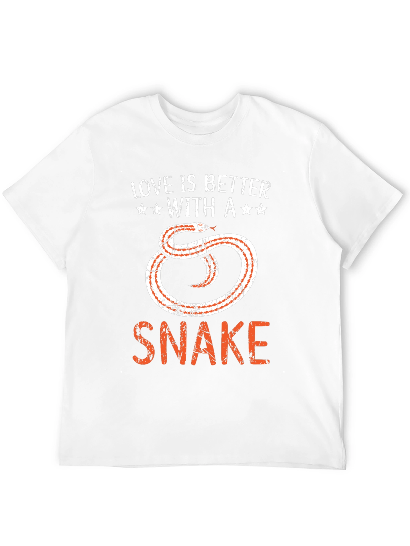 Love Is Better With A Snake Graphic T-Shirt