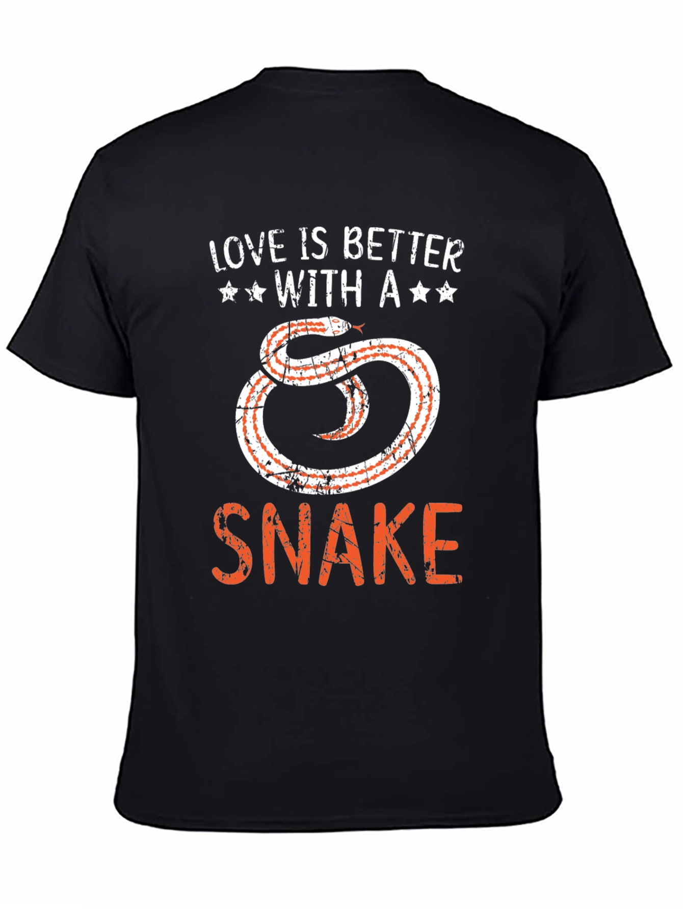 Love Is Better With A Snake Graphic T-Shirt