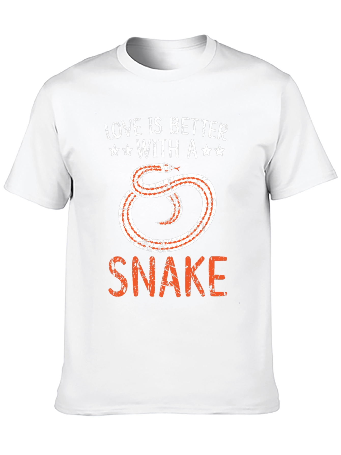 Love Is Better With A Snake Graphic T-Shirt