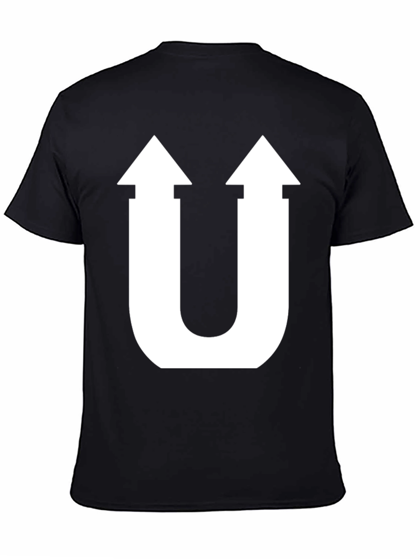 Unique U-Arrow Graphic Tee - Stylish Cotton T-Shirt