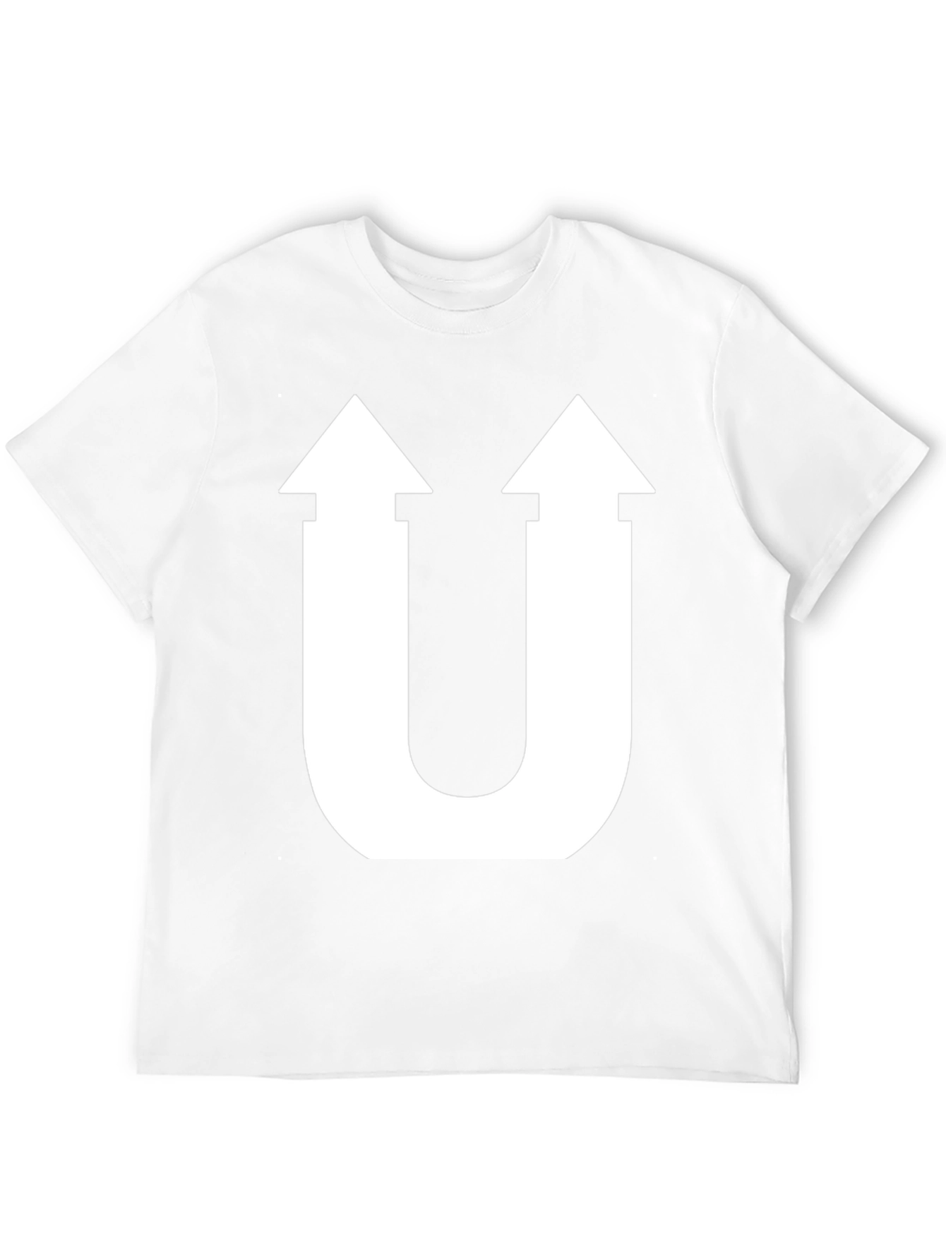 Unique U-Arrow Graphic Tee - Stylish Cotton T-Shirt