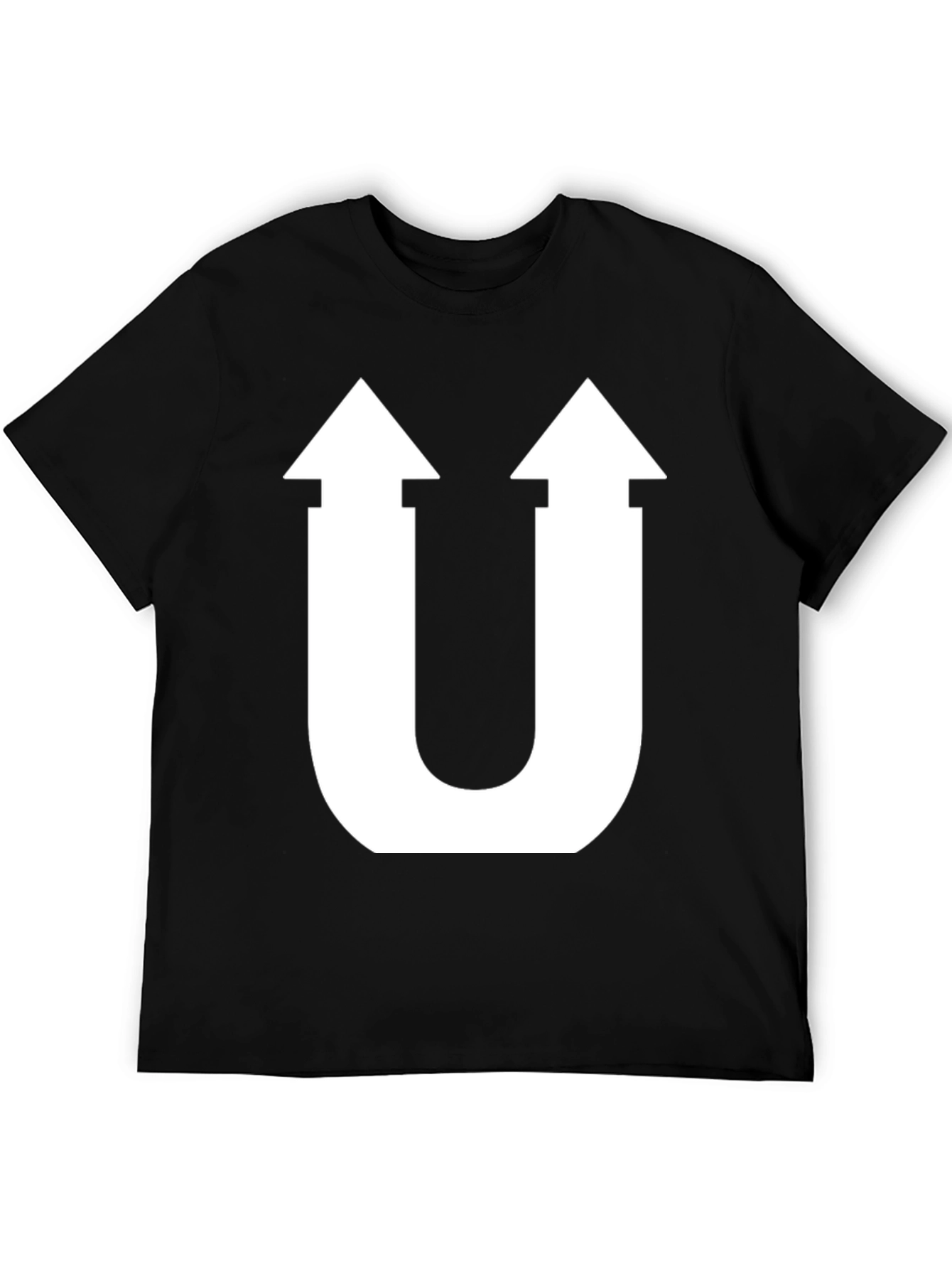Unique U-Arrow Graphic Tee - Stylish Cotton T-Shirt