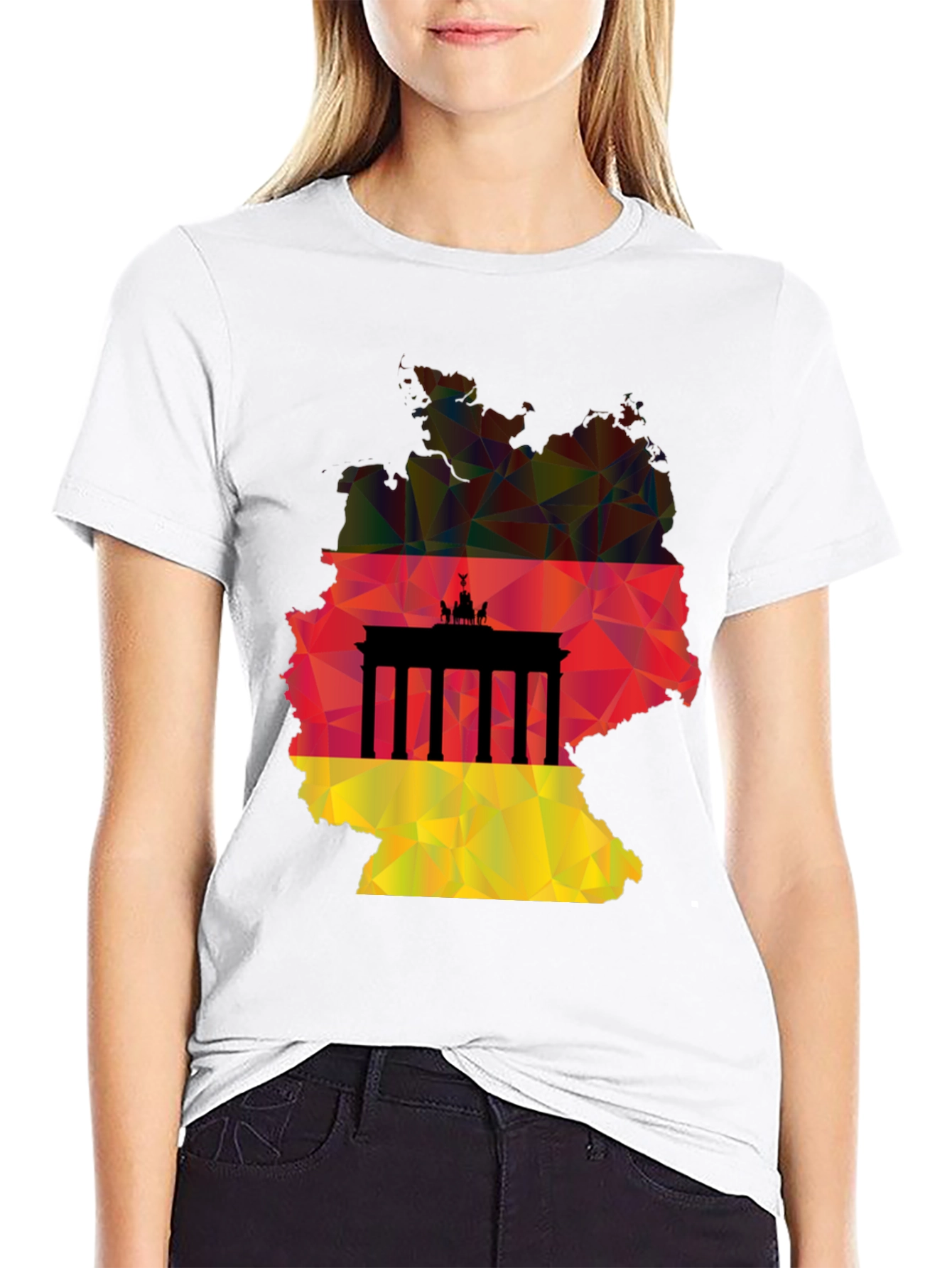 Germany Flag Berlin Gate T-Shirt