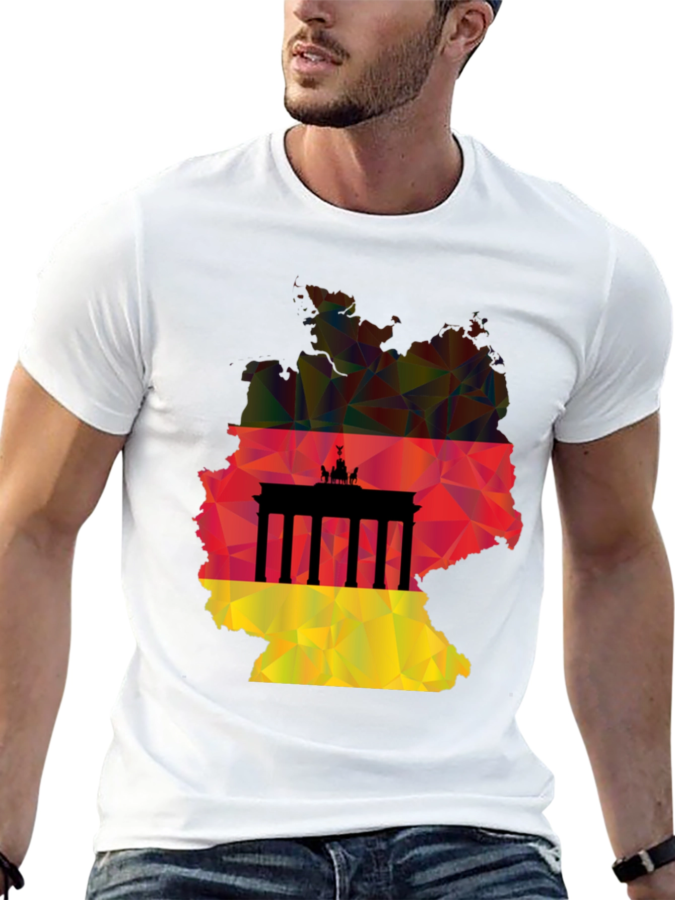 Germany Flag Berlin Gate T-Shirt