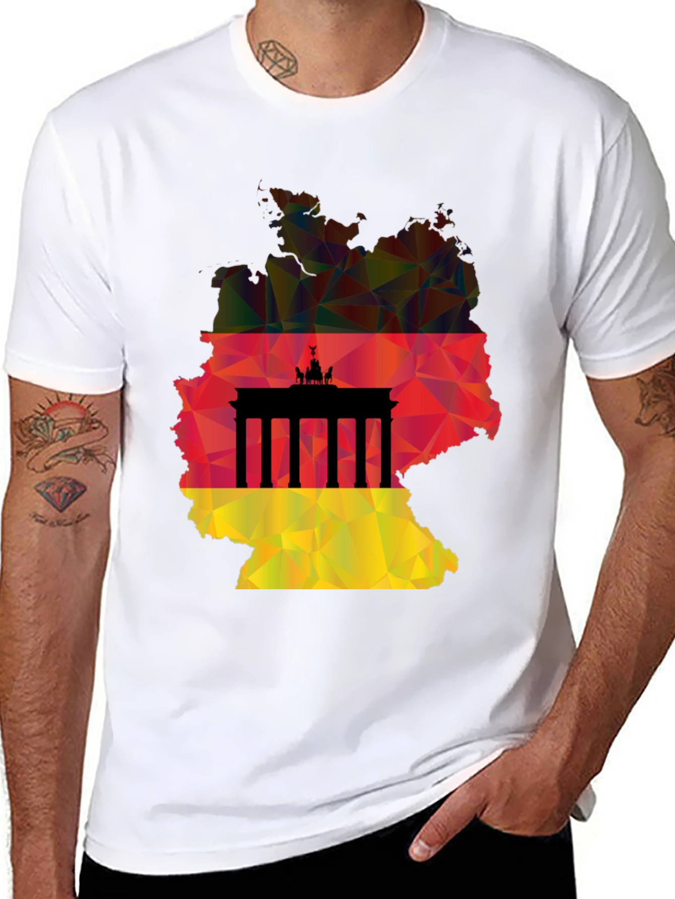 Germany Flag Berlin Gate T-Shirt