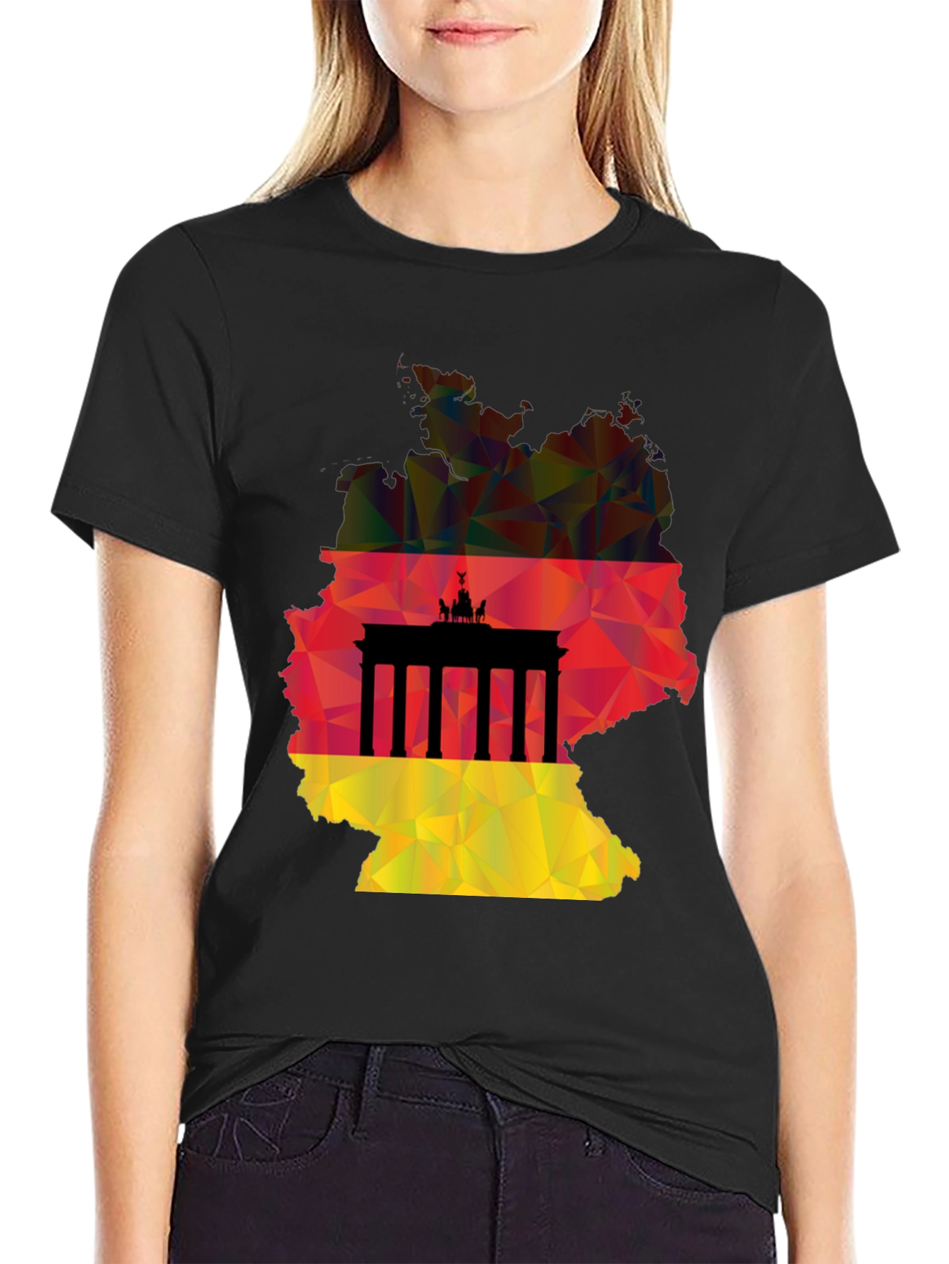 Germany Flag Berlin Gate T-Shirt
