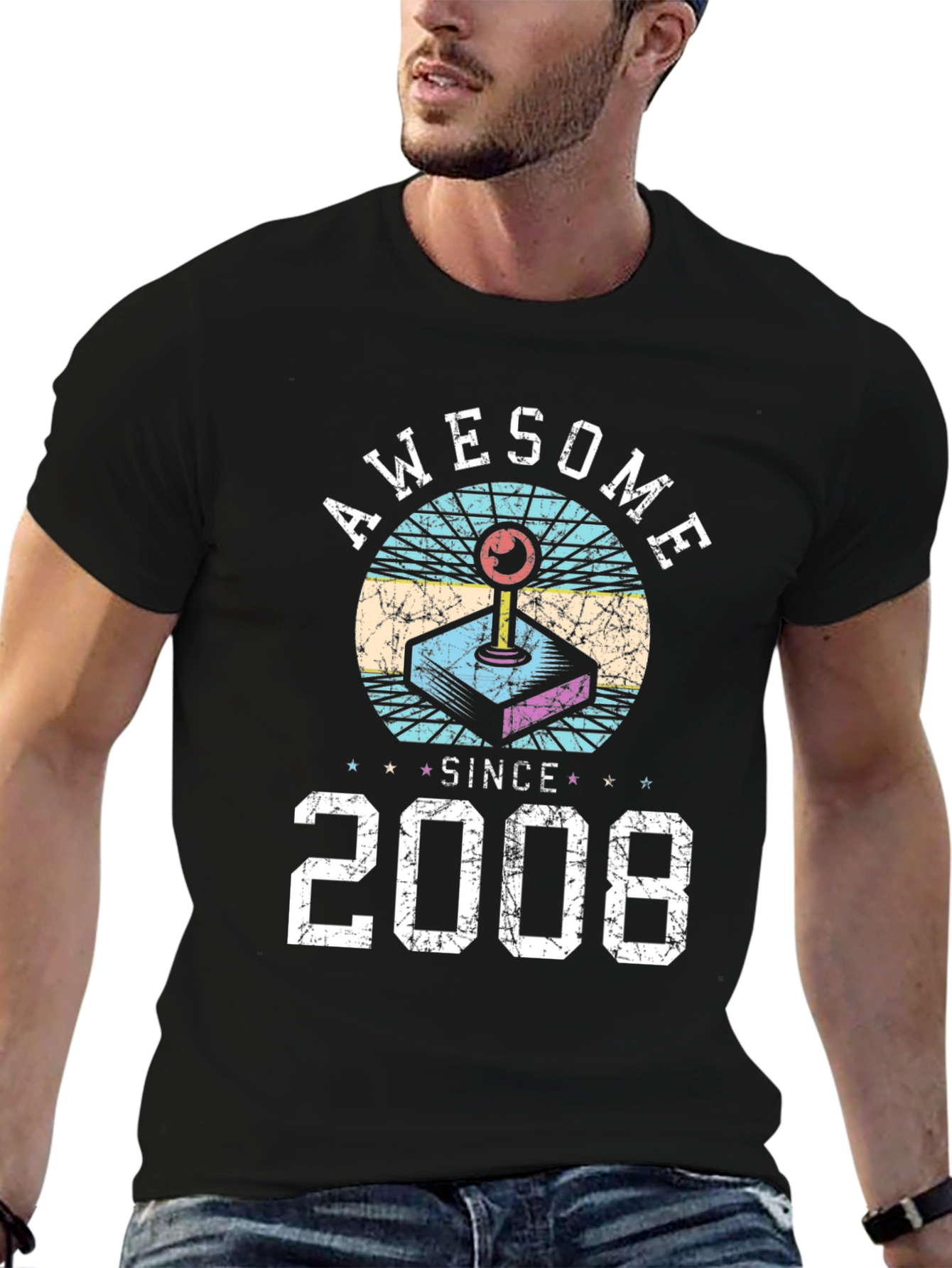 Awesome Since 2008 Gamer T-Shirt