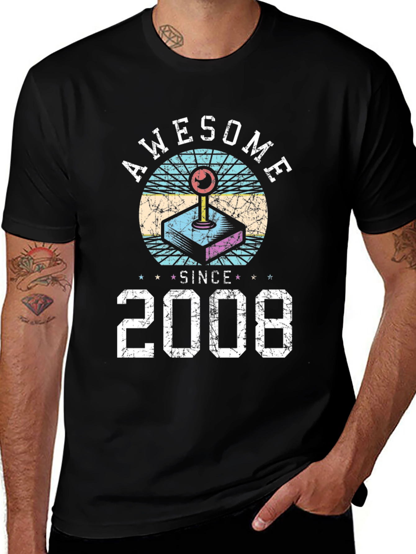 Awesome Since 2008 Gamer T-Shirt