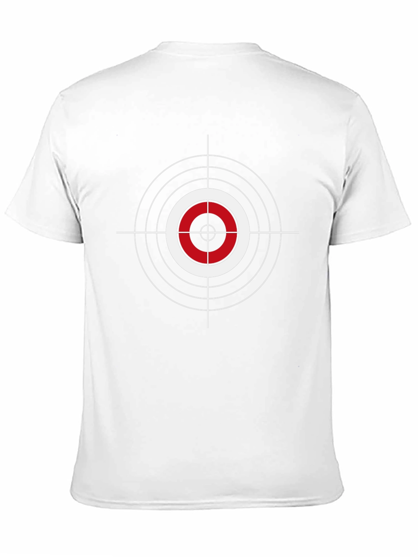 Target Graphic Tee - Bold Red and White Design