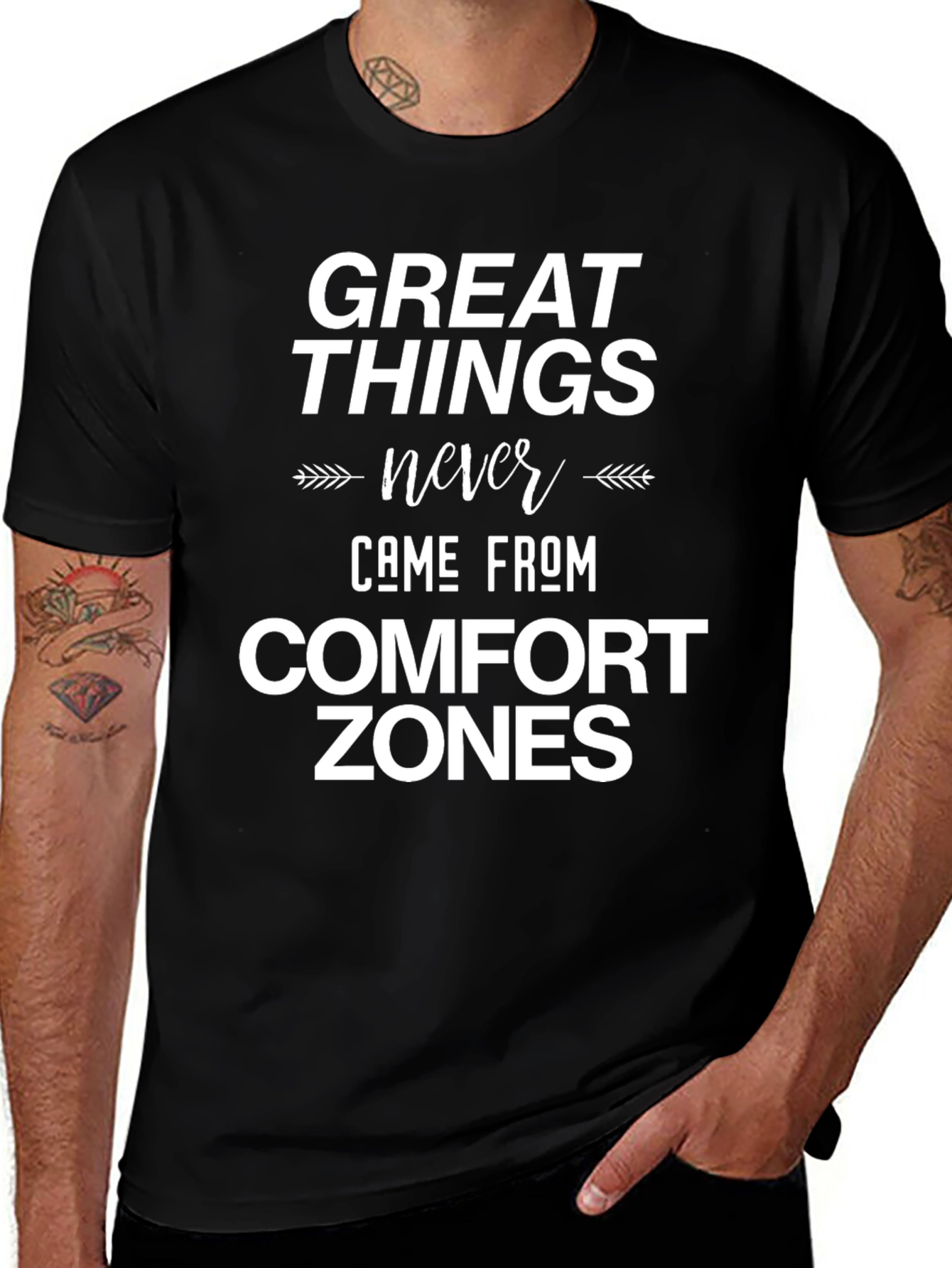Inspirational Quote Graphic T-Shirt