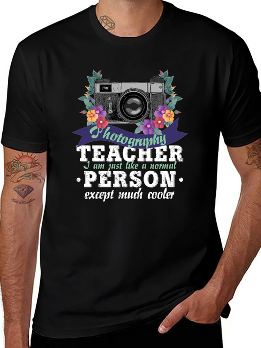 Photography Teacher Graphic T-Shirt