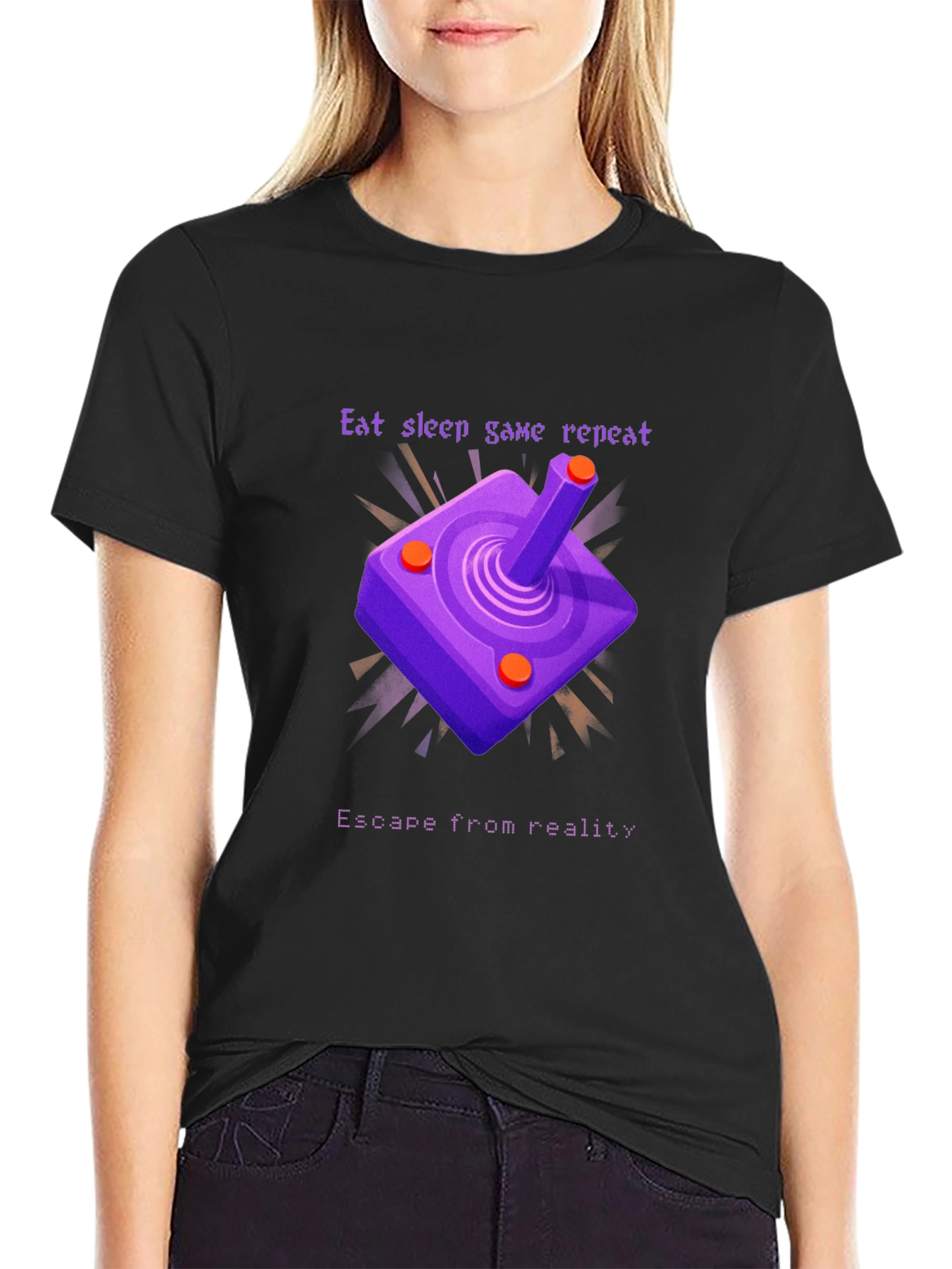 Eat Sleep Game Repeat T-Shirt