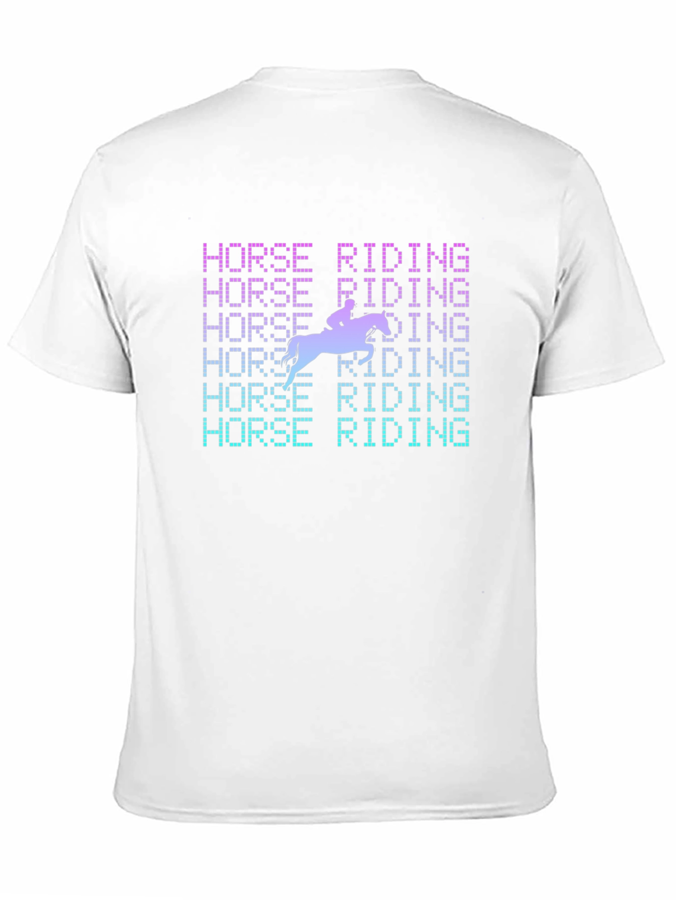 Horse Riding Graphic Tee - Equestrian Style Shirt