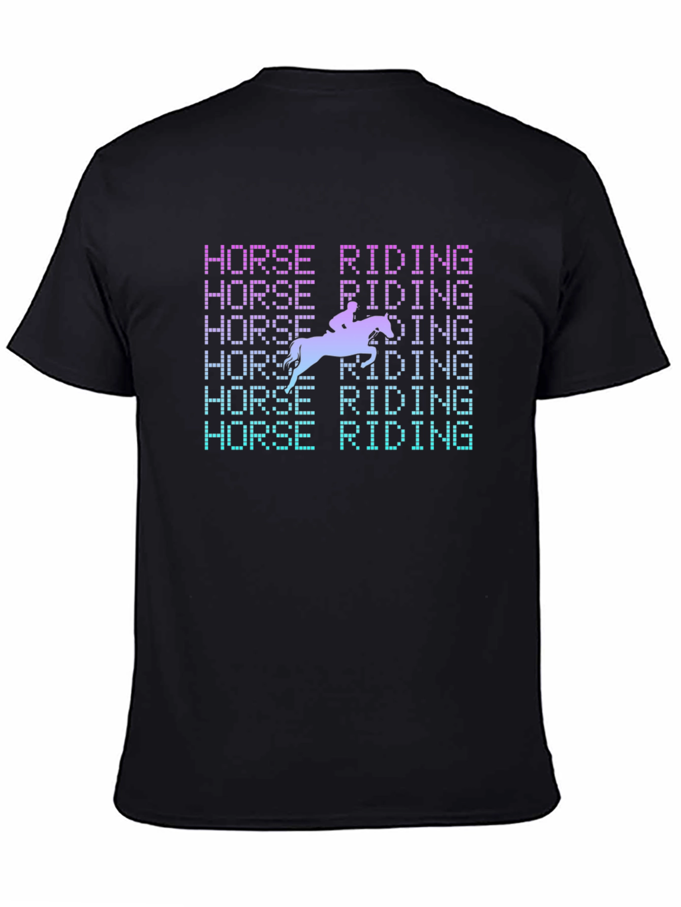 Horse Riding Graphic Tee - Equestrian Style Shirt