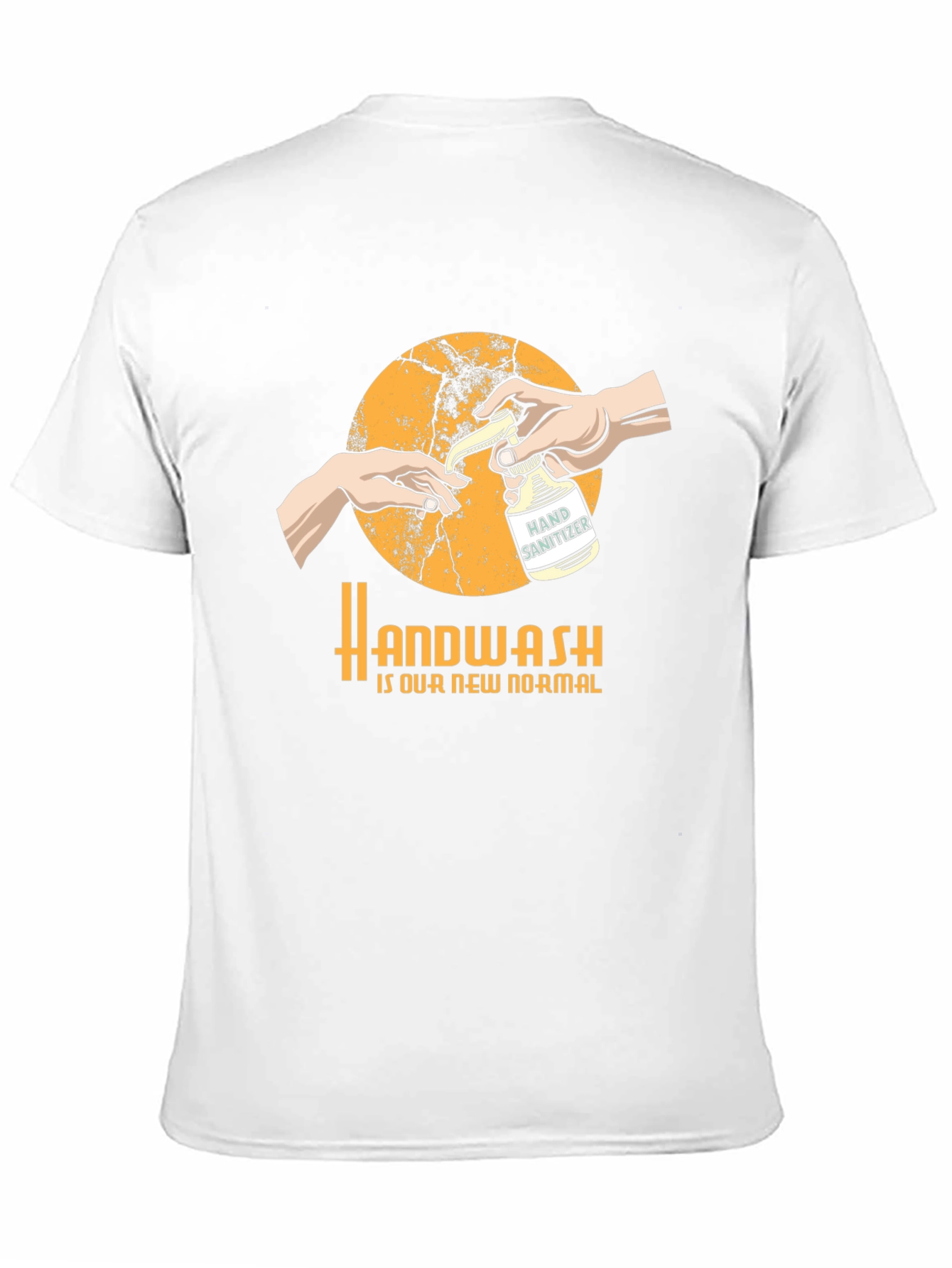 Handwash is Our New Normal Black T-Shirt