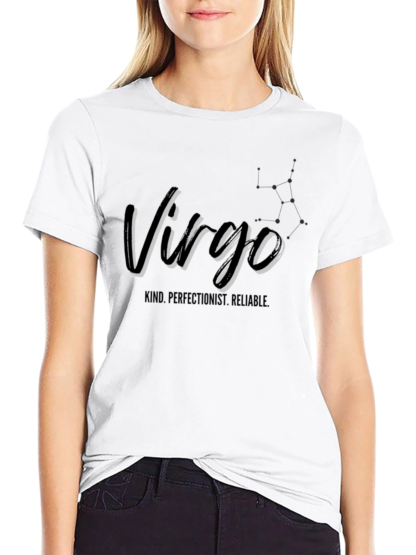 Virgo Zodiac T-Shirt - Kind Perfectionist Reliable
