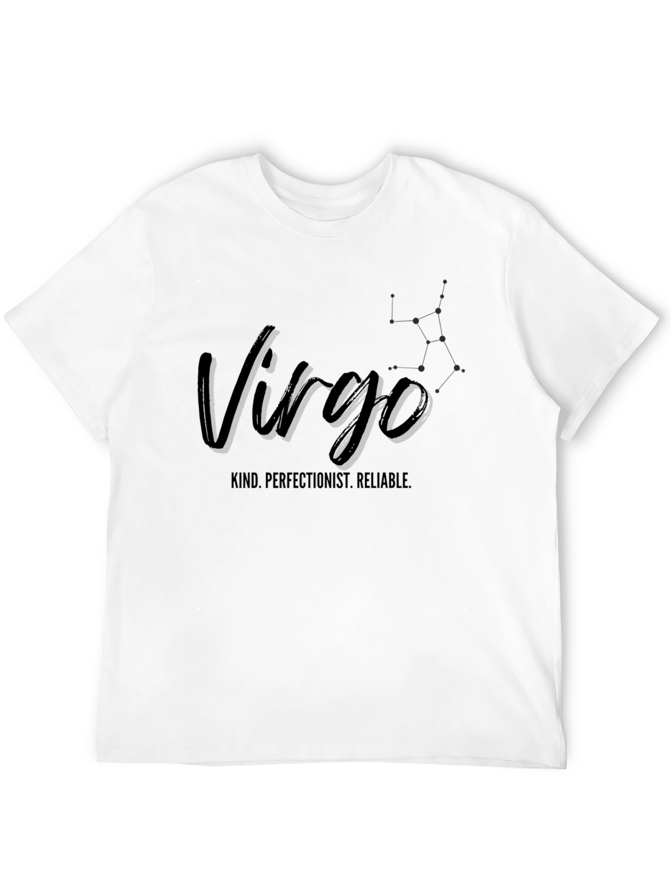 Virgo Zodiac T-Shirt - Kind Perfectionist Reliable