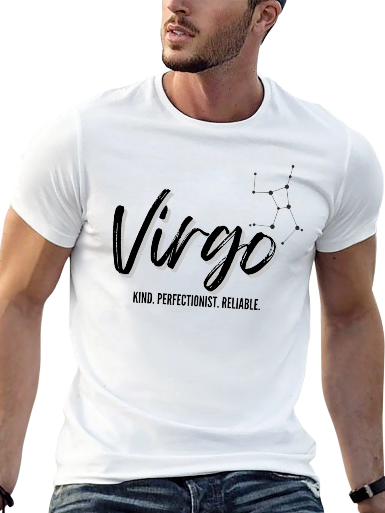Virgo Zodiac T-Shirt - Kind Perfectionist Reliable