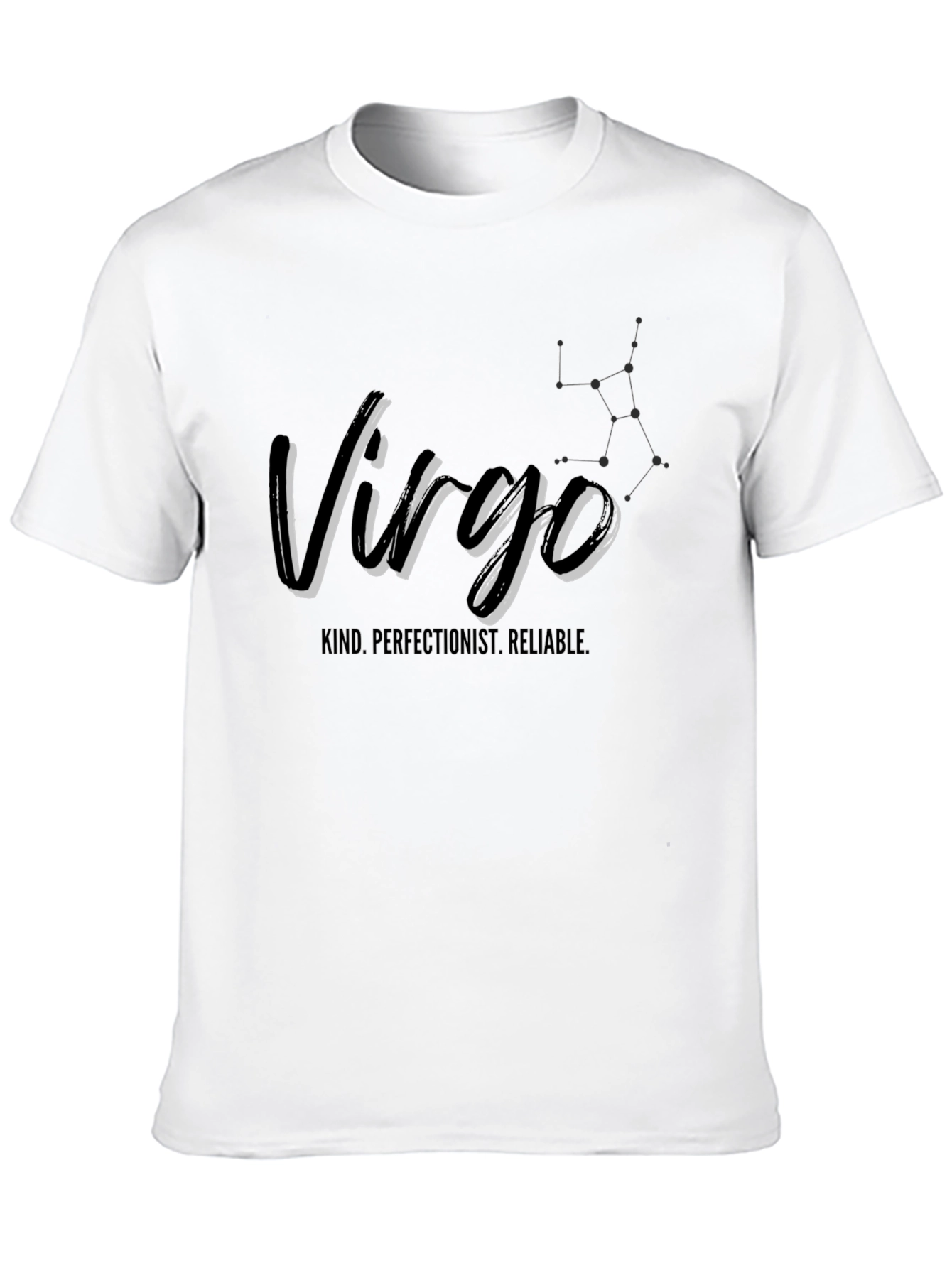 Virgo Zodiac T-Shirt - Kind Perfectionist Reliable