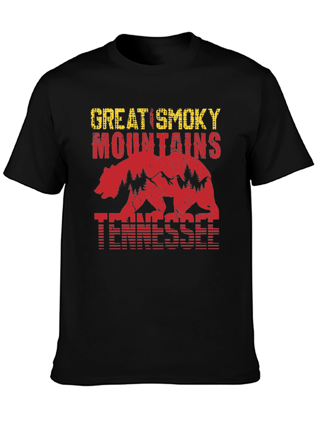 Great Smoky Mountains Tennessee Bear T-Shirt