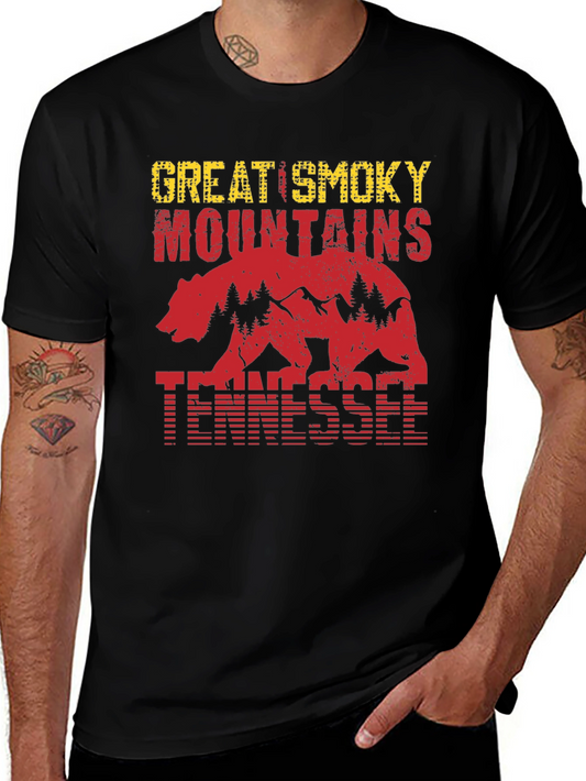 Great Smoky Mountains Tennessee Bear T-Shirt
