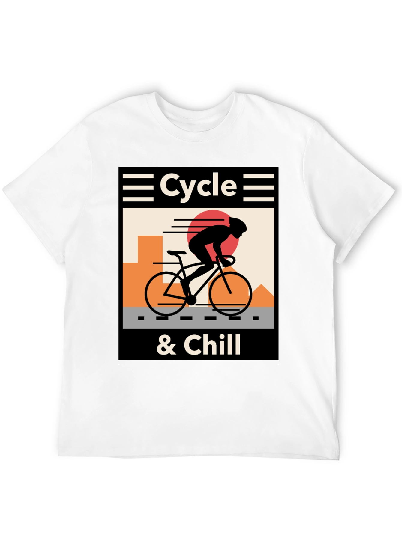 Cycle & Chill T-Shirt - Bike Lover Tee