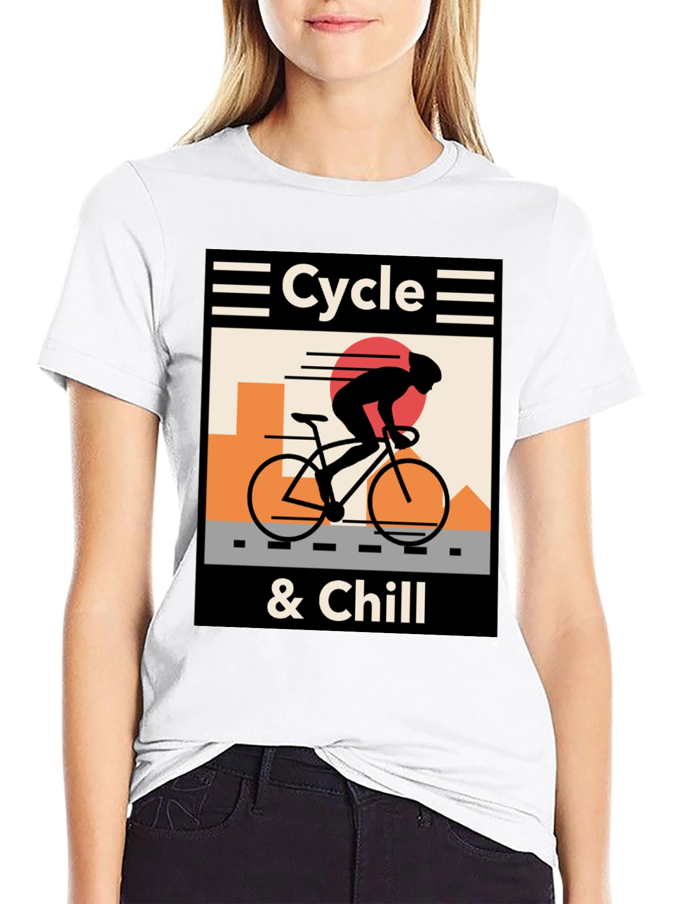 Cycle & Chill T-Shirt - Bike Lover Tee