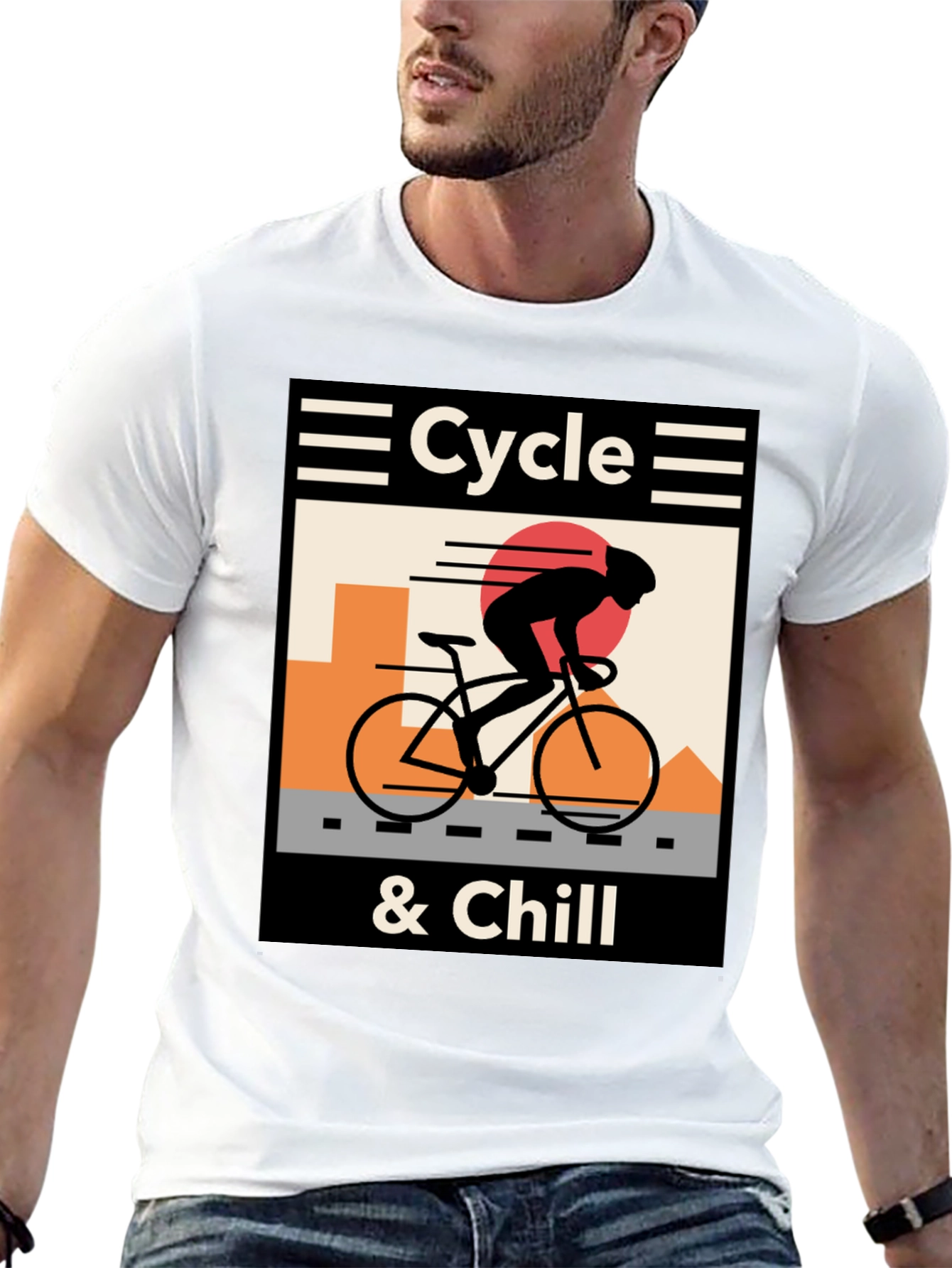 Cycle & Chill T-Shirt - Bike Lover Tee