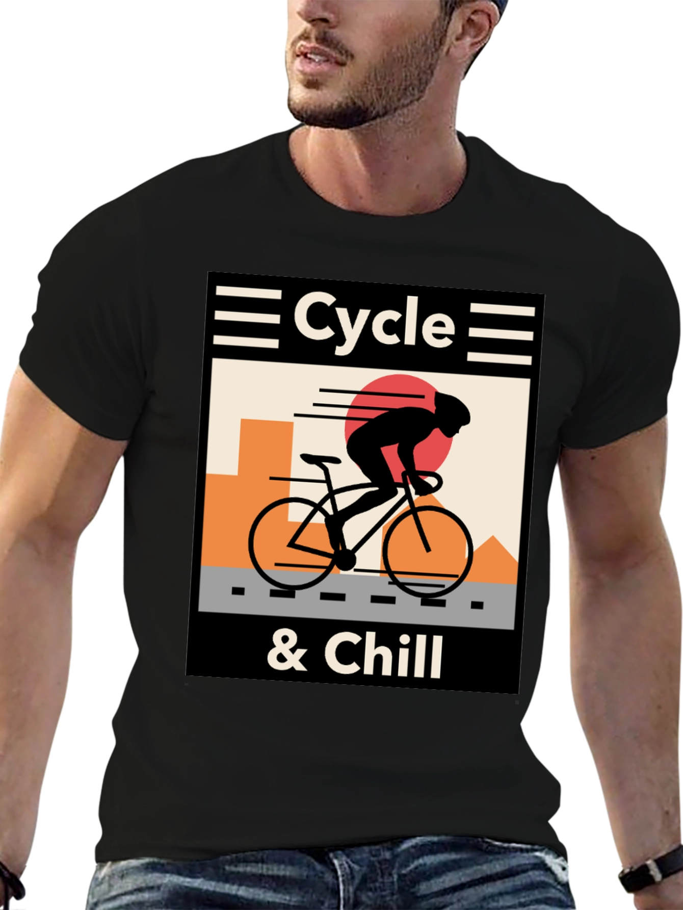 Cycle & Chill T-Shirt - Bike Lover Tee