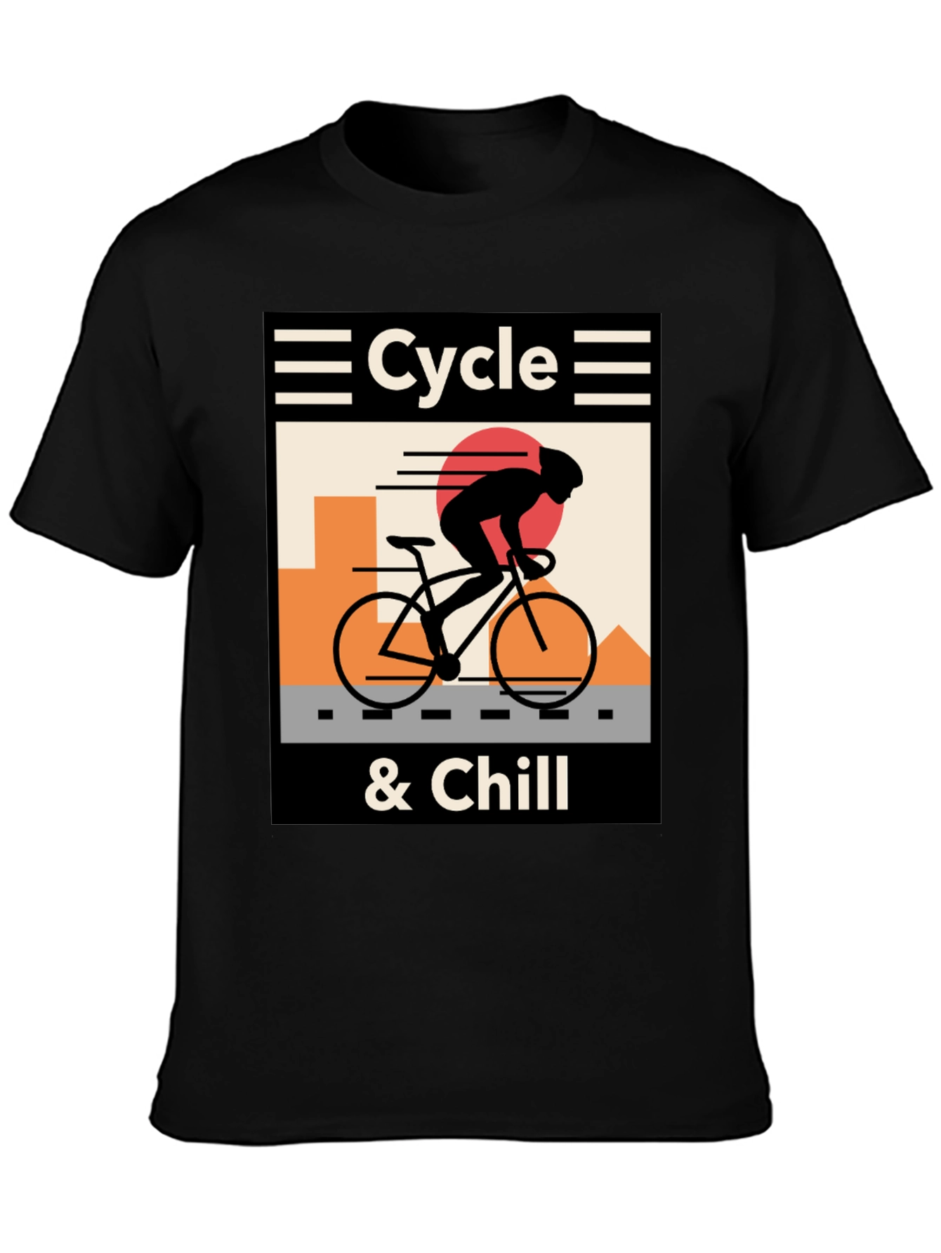 Cycle & Chill T-Shirt - Bike Lover Tee