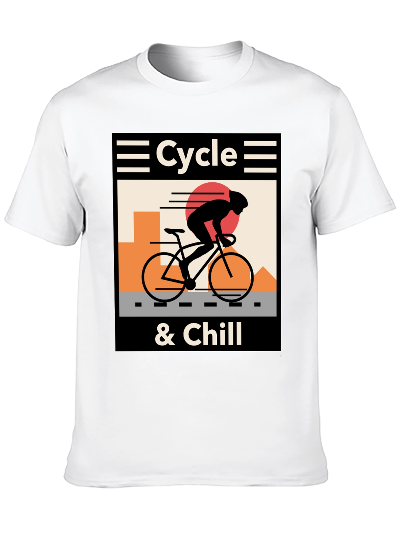 Cycle & Chill T-Shirt - Bike Lover Tee