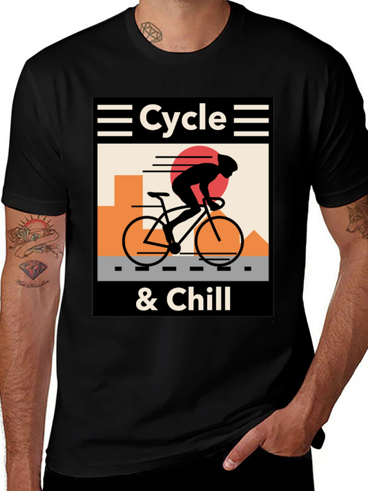 Cycle & Chill T-Shirt - Bike Lover Tee