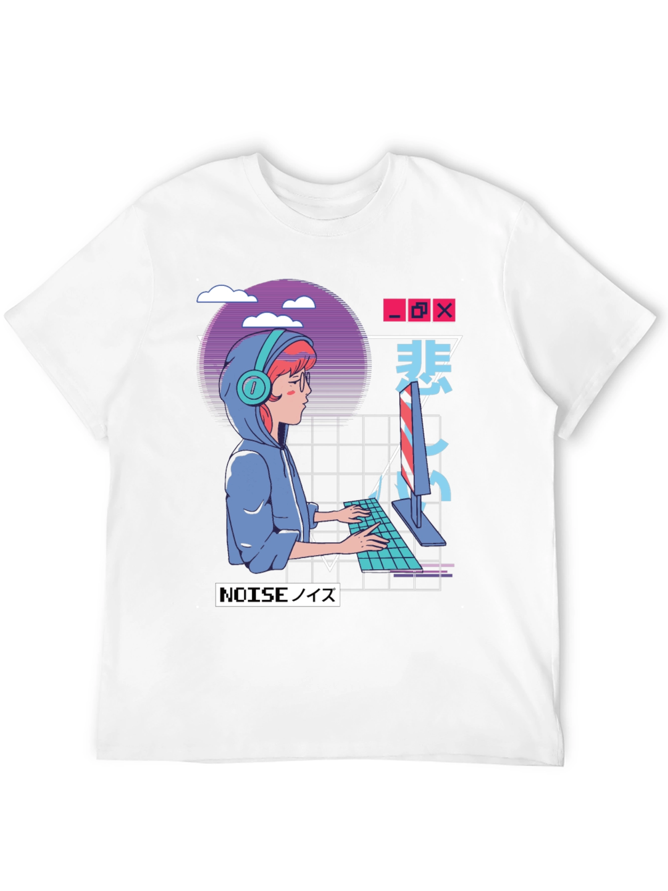 Gamer Girl Aesthetic Black T-Shirt