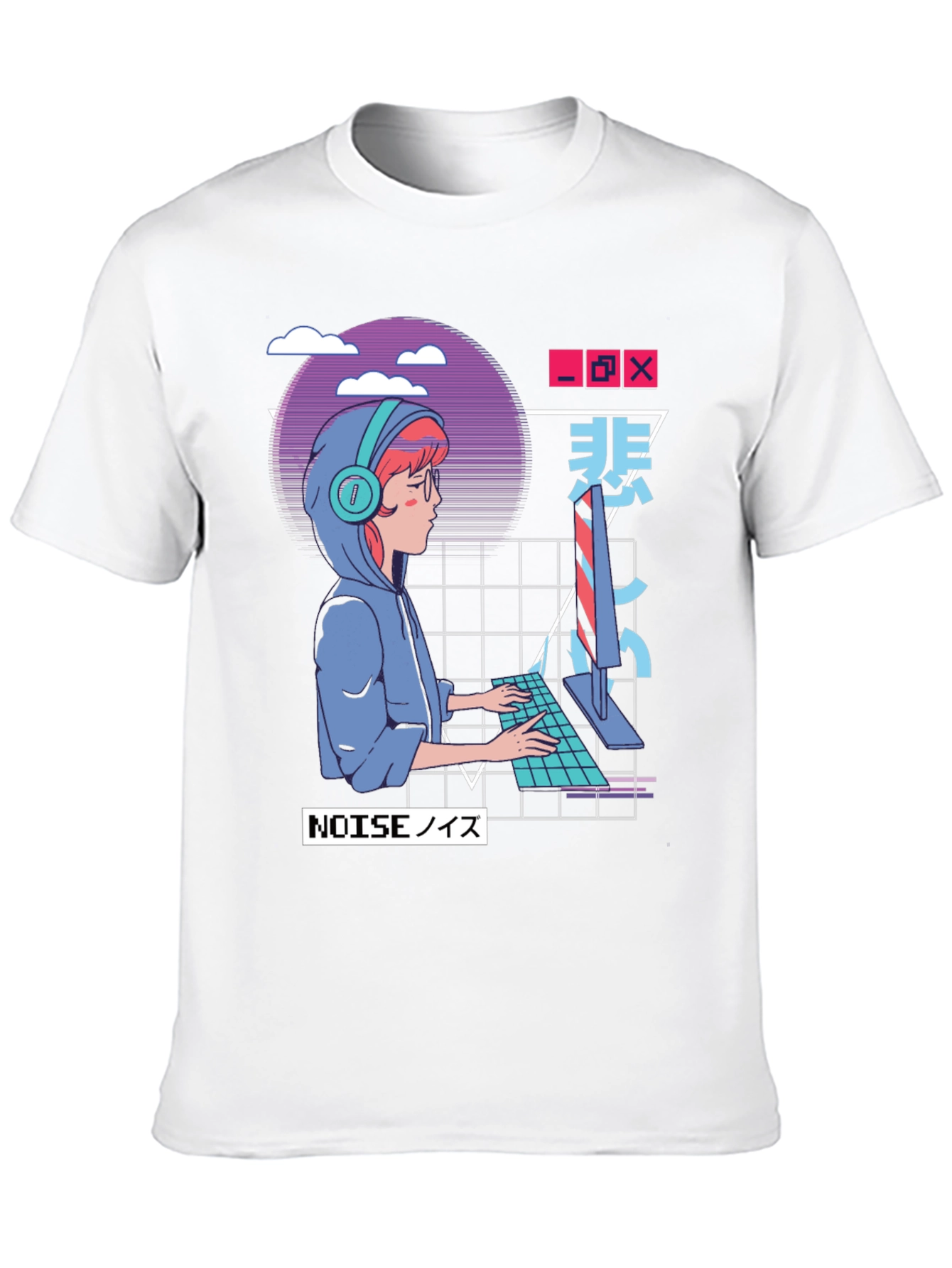 Gamer Girl Aesthetic Black T-Shirt
