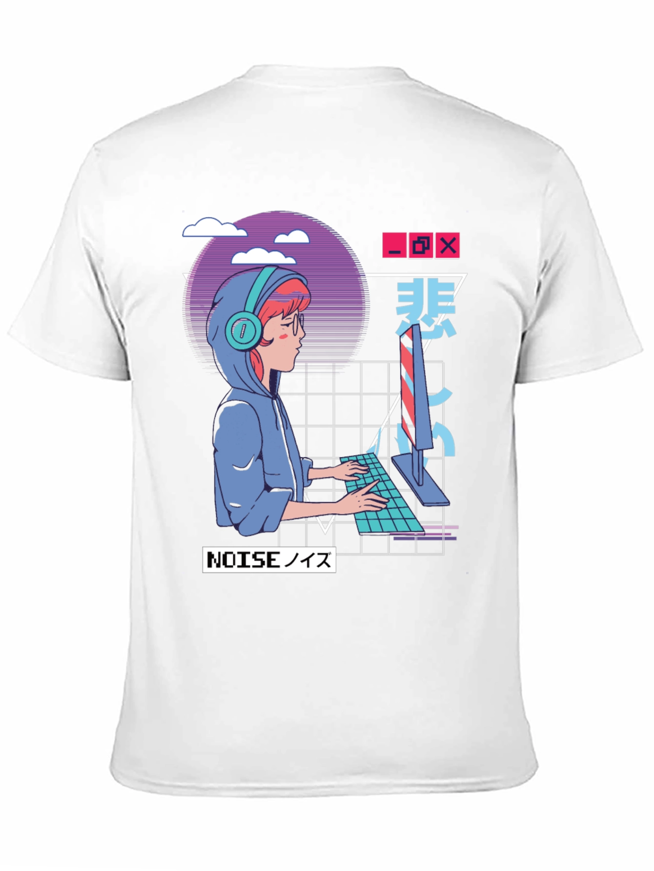 Gamer Girl Aesthetic Black T-Shirt