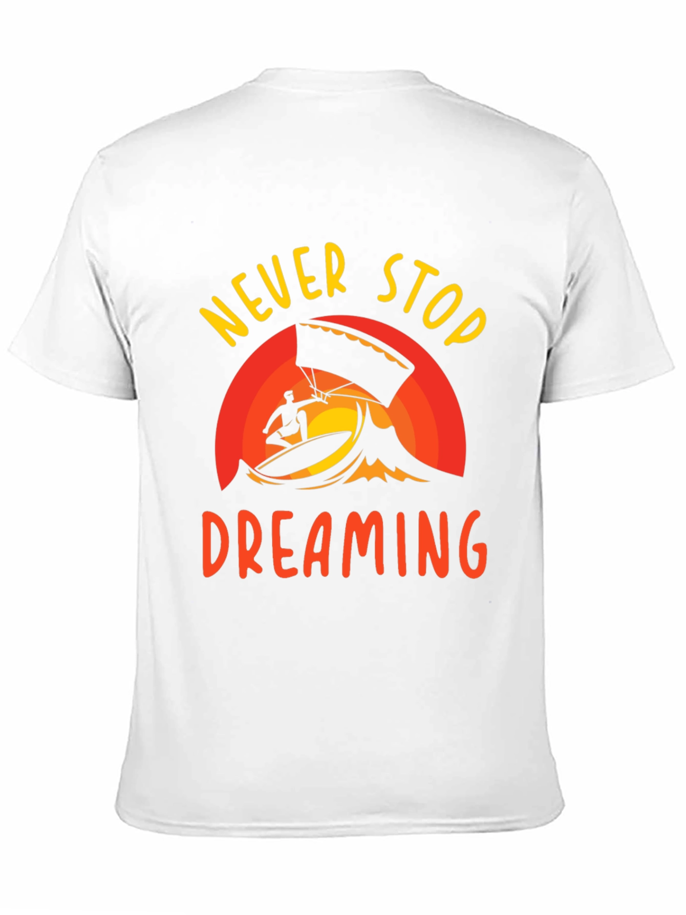 Never Stop Dreaming Black Graphic Tee