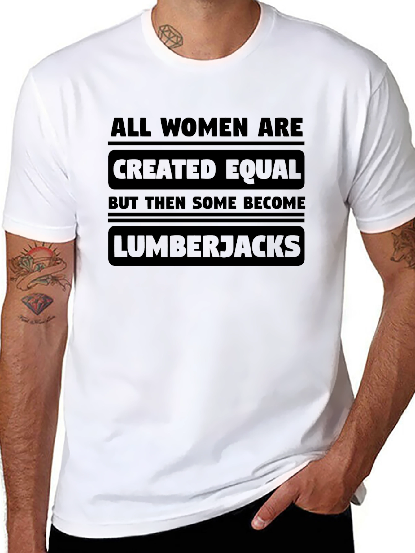 Women Lumberjacks Graphic T-Shirt