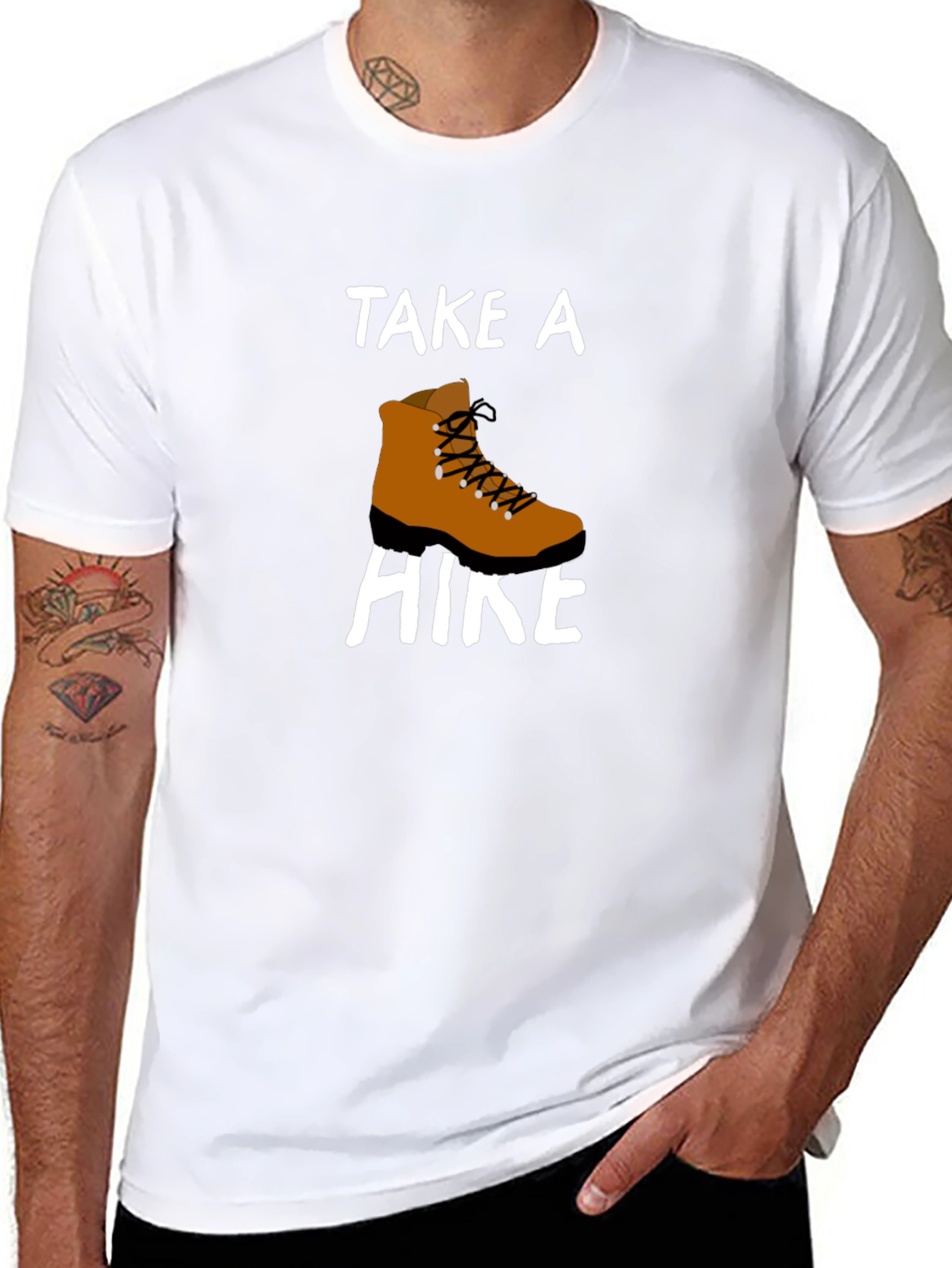 Take a Hike Graphic Tee - Black