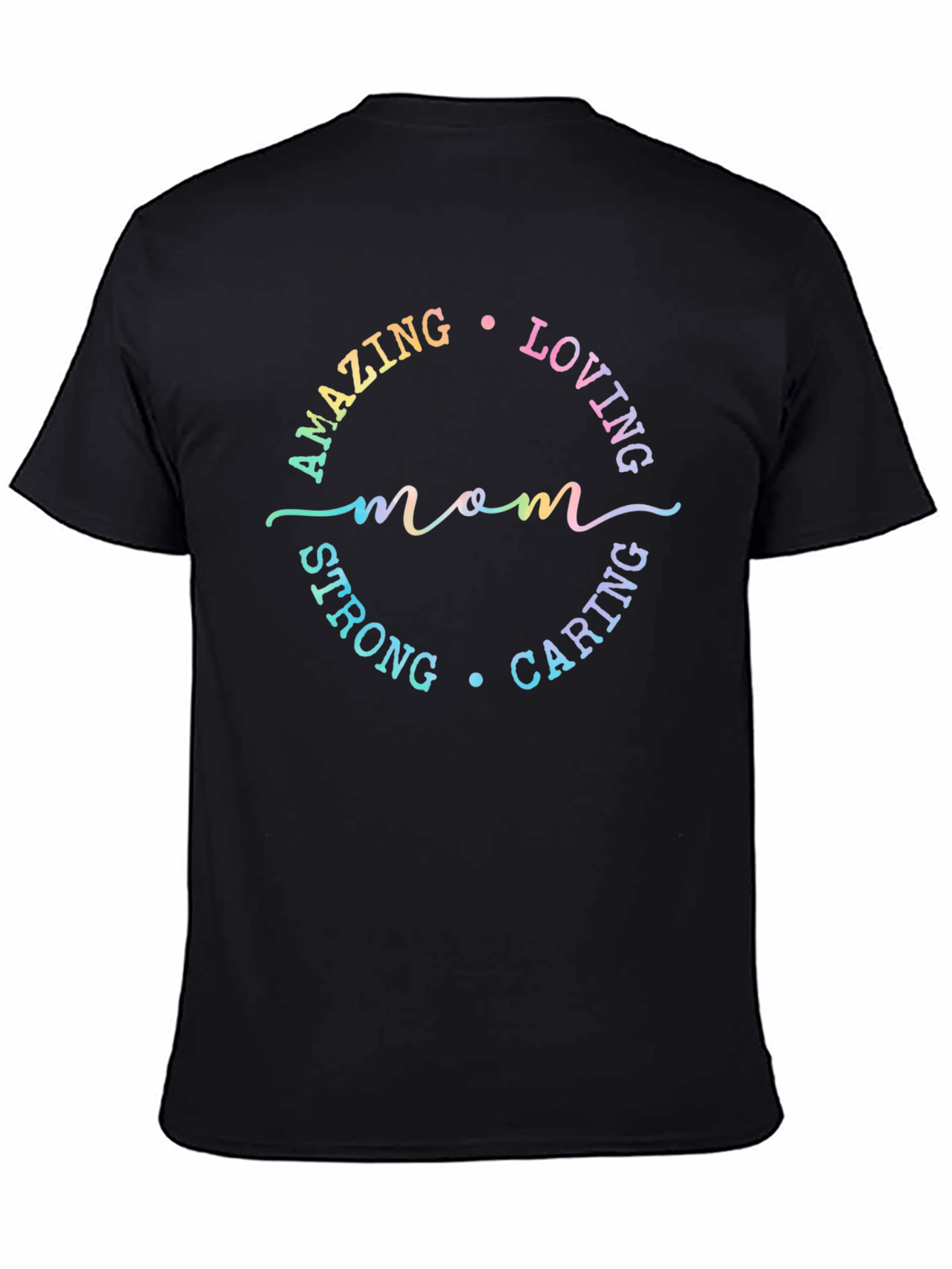 Amazing Mom Graphic T-Shirt - Black