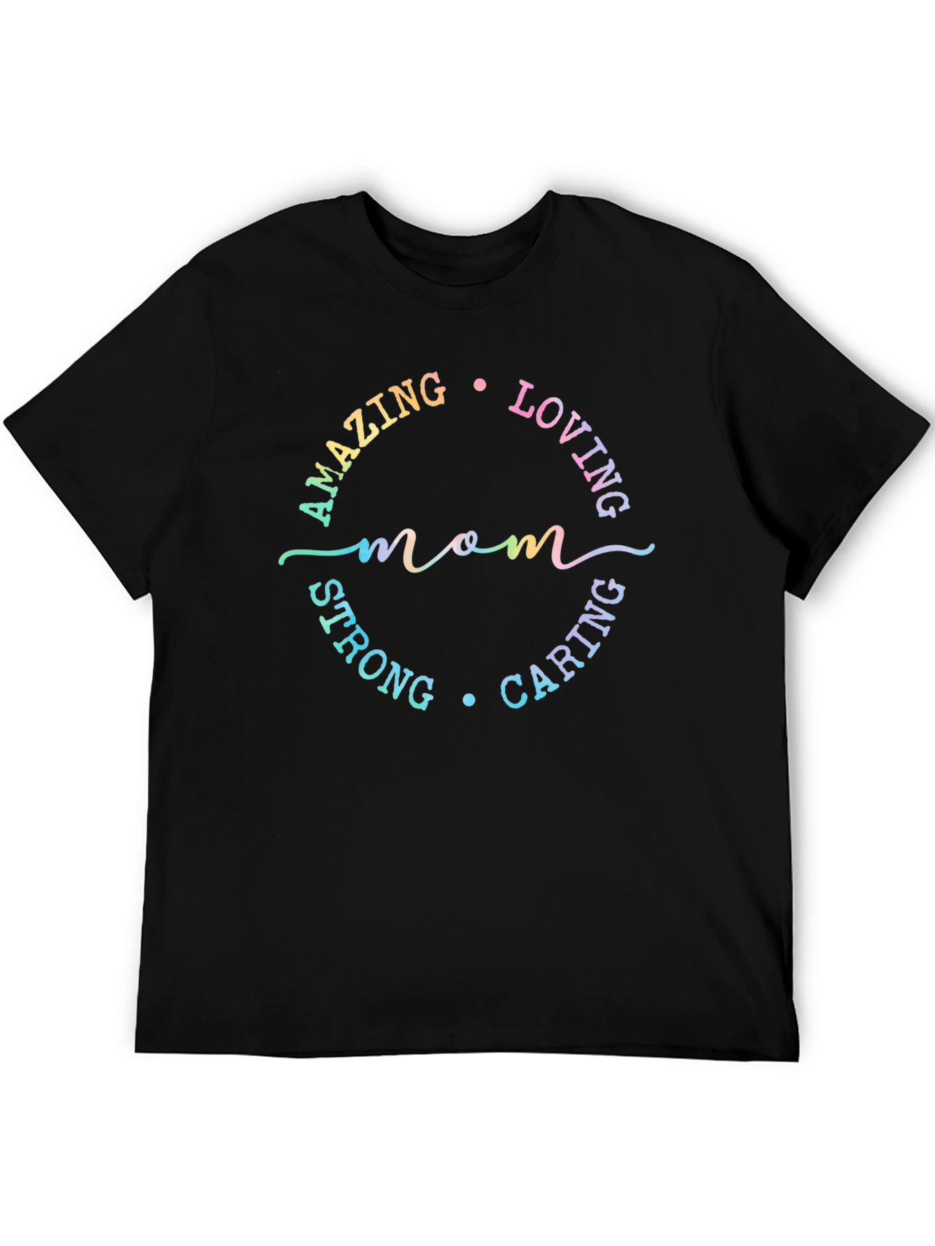 Amazing Mom Graphic T-Shirt - Black
