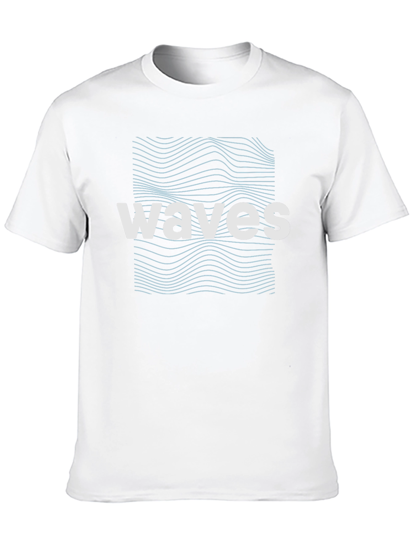 Waves Graphic Tee - Cool Black T-Shirt