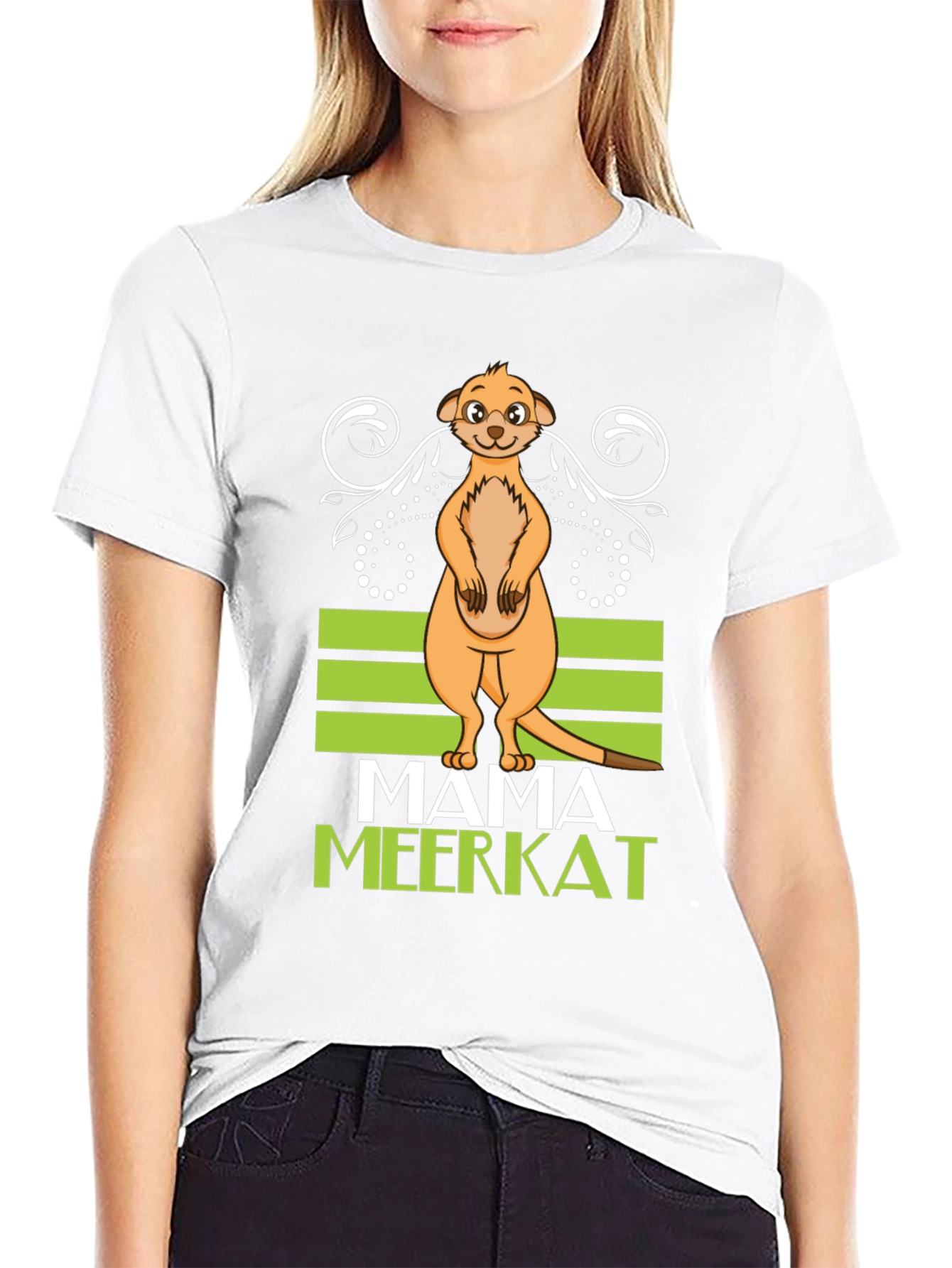 Mama Meerkat Graphic T-Shirt - Cute Animal Tee