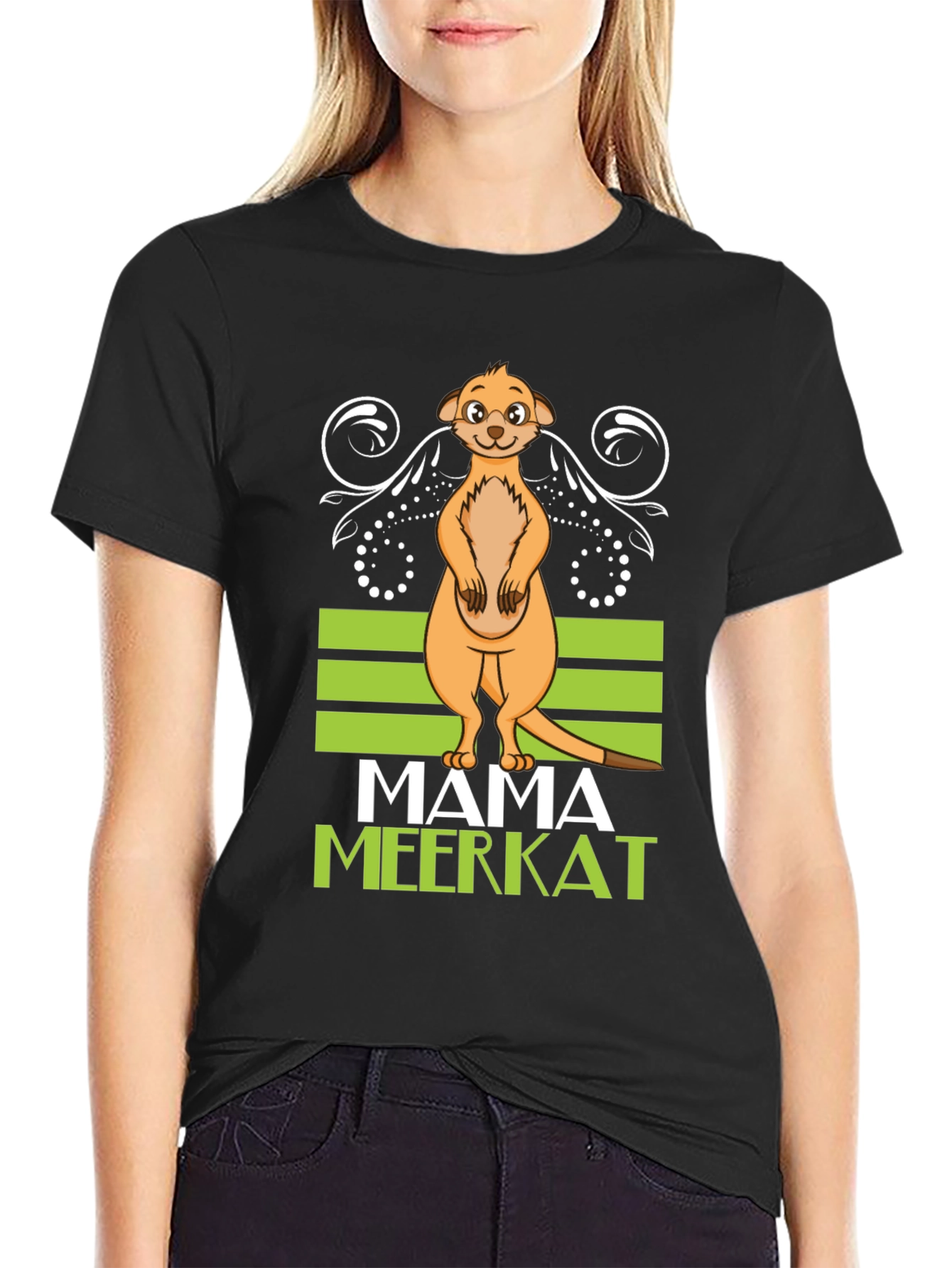 Mama Meerkat Graphic T-Shirt - Cute Animal Tee